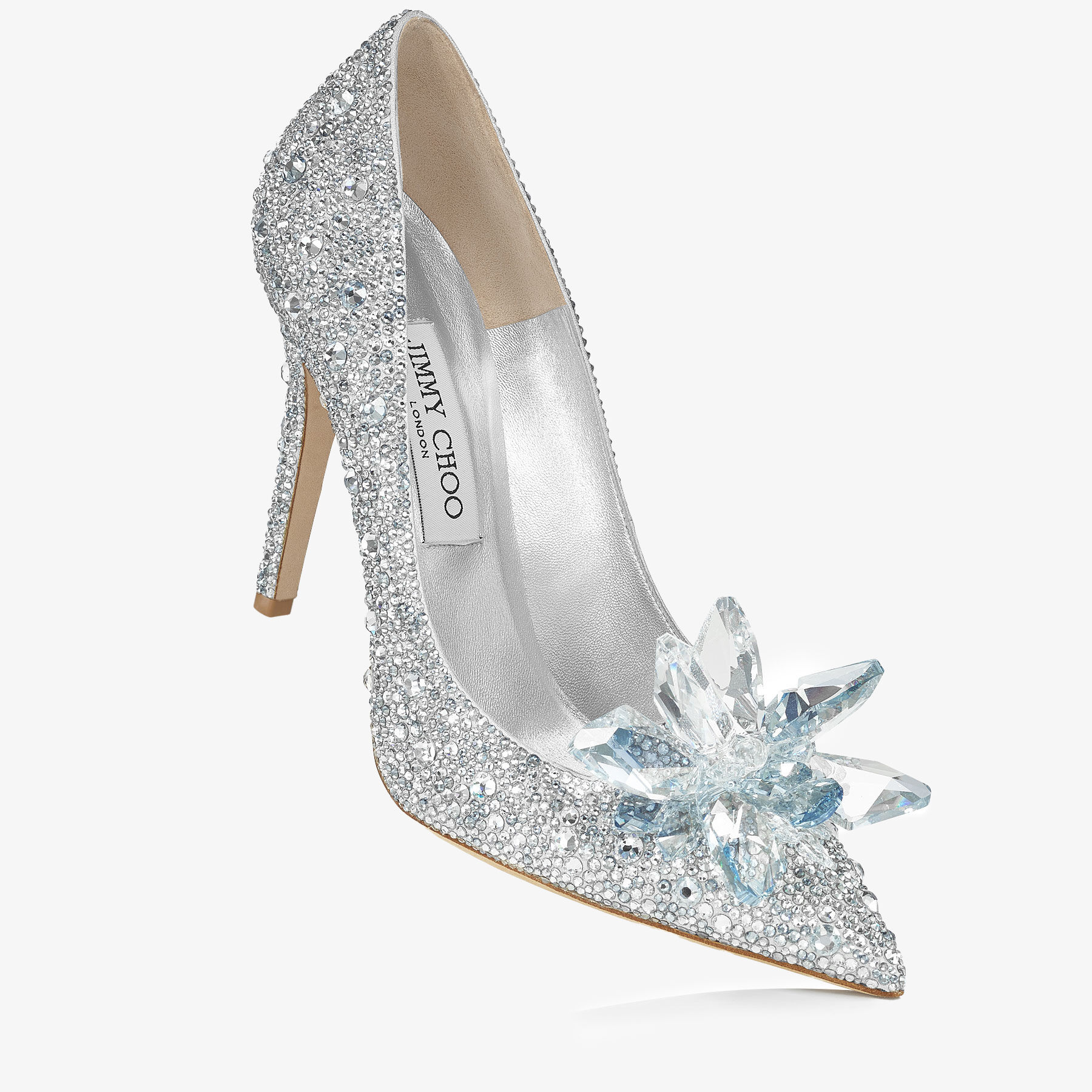 Alia Crystal Covered Pointy Toe Pumps