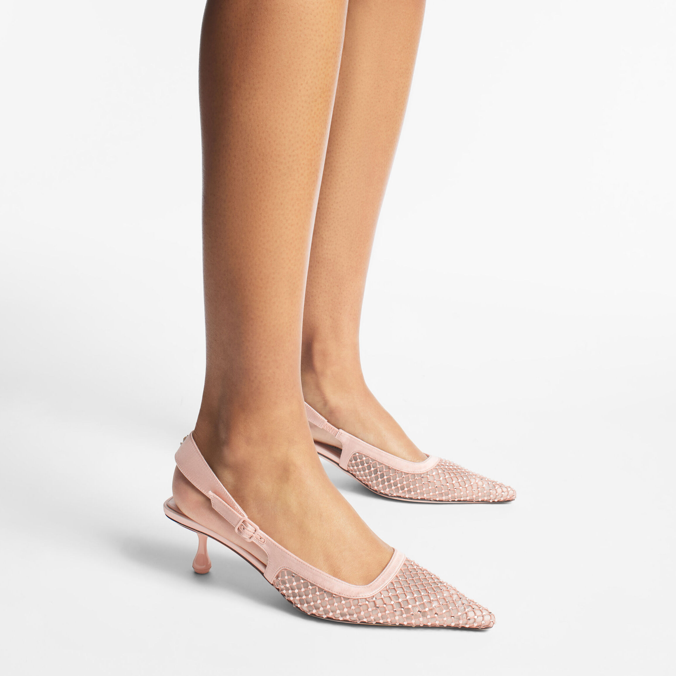 Amel 50 Macaron Mesh Pumps