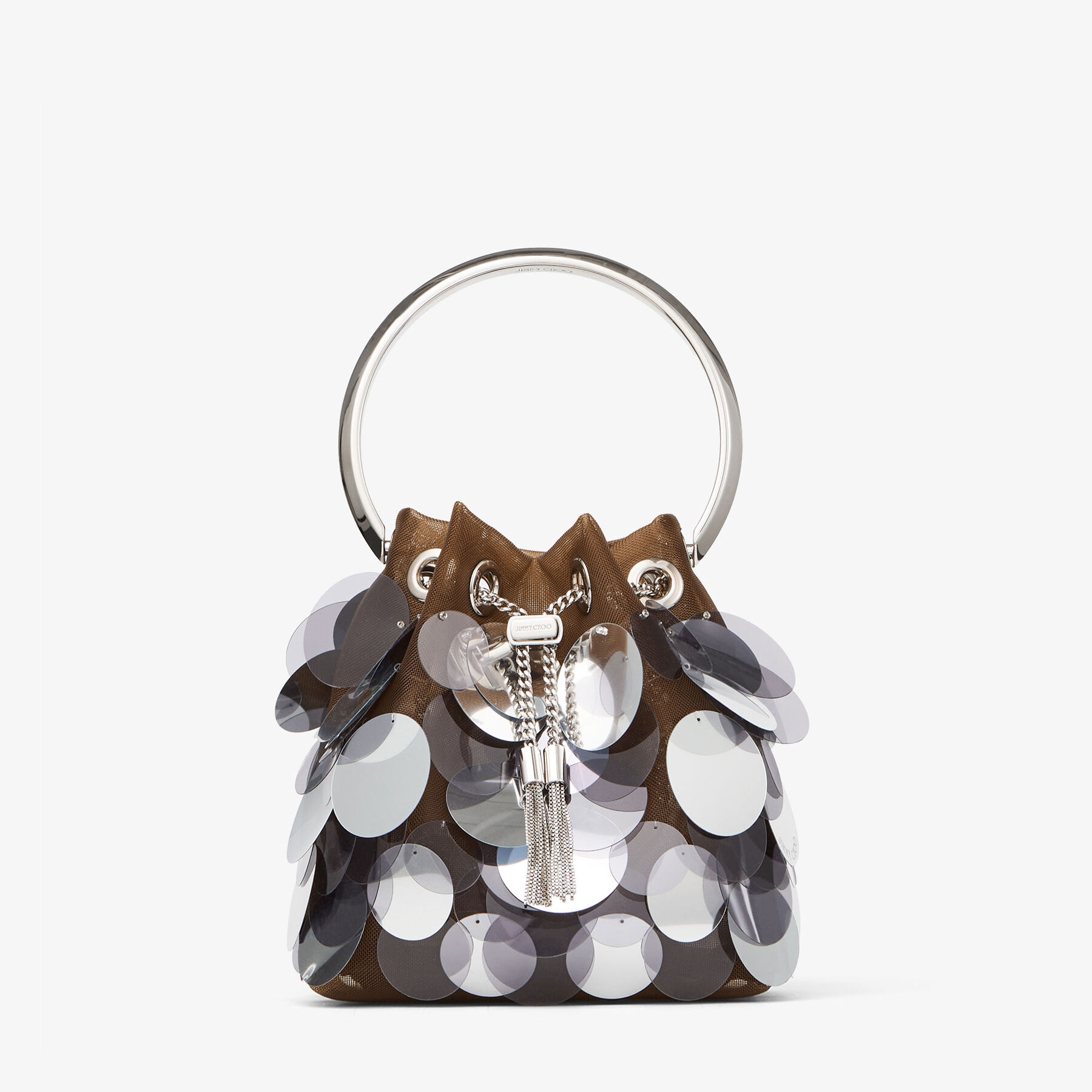 Bon Bon Biscuit Mesh Paillette Bag