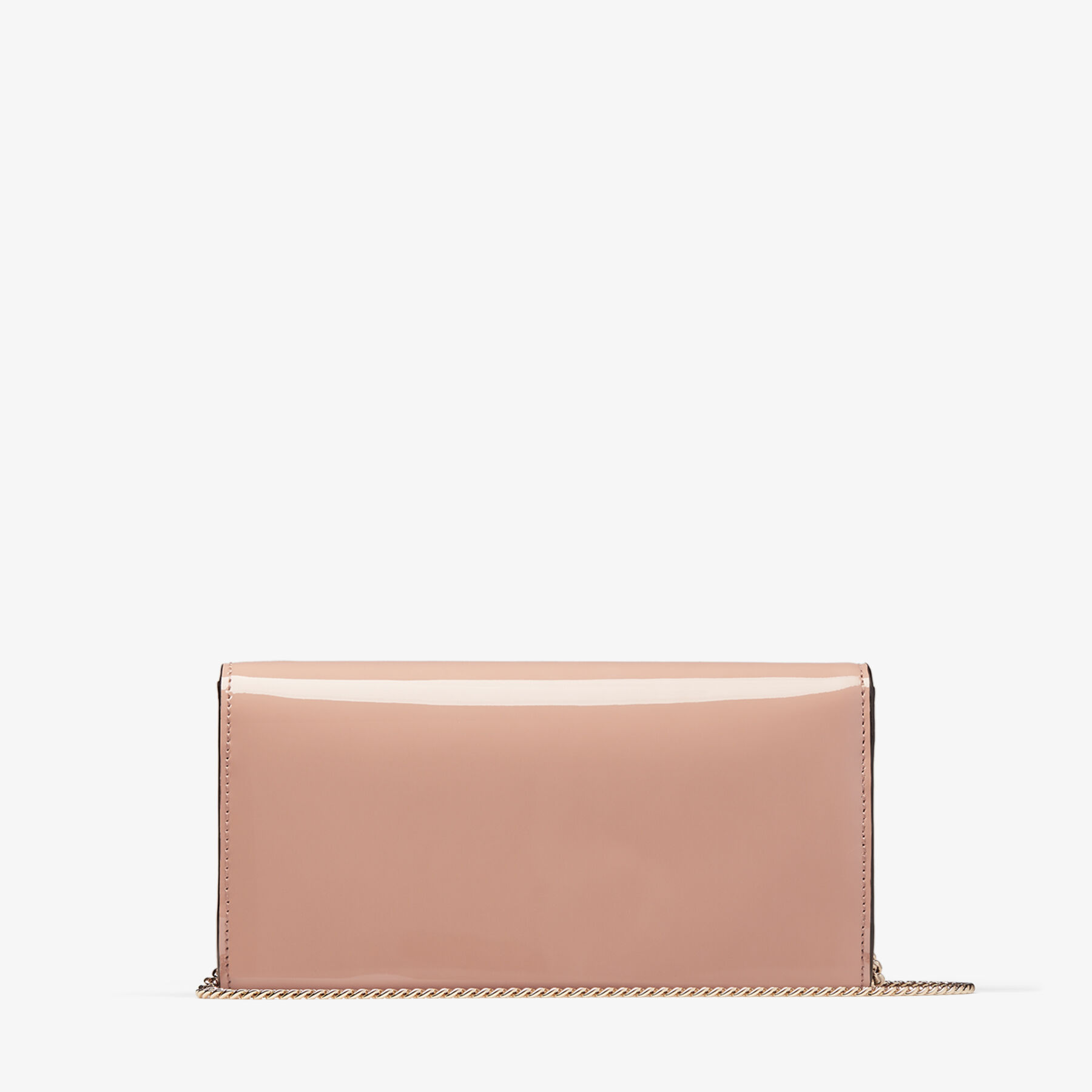 Emmie Ballet Pink Patent Clutch Bag