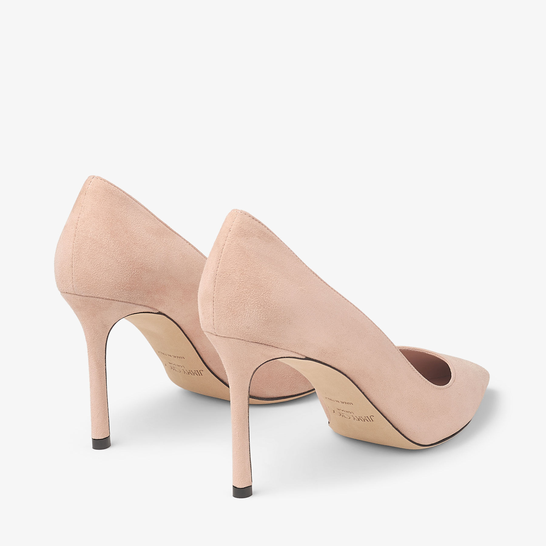 Romy 85 Macaron Suede Pumps
