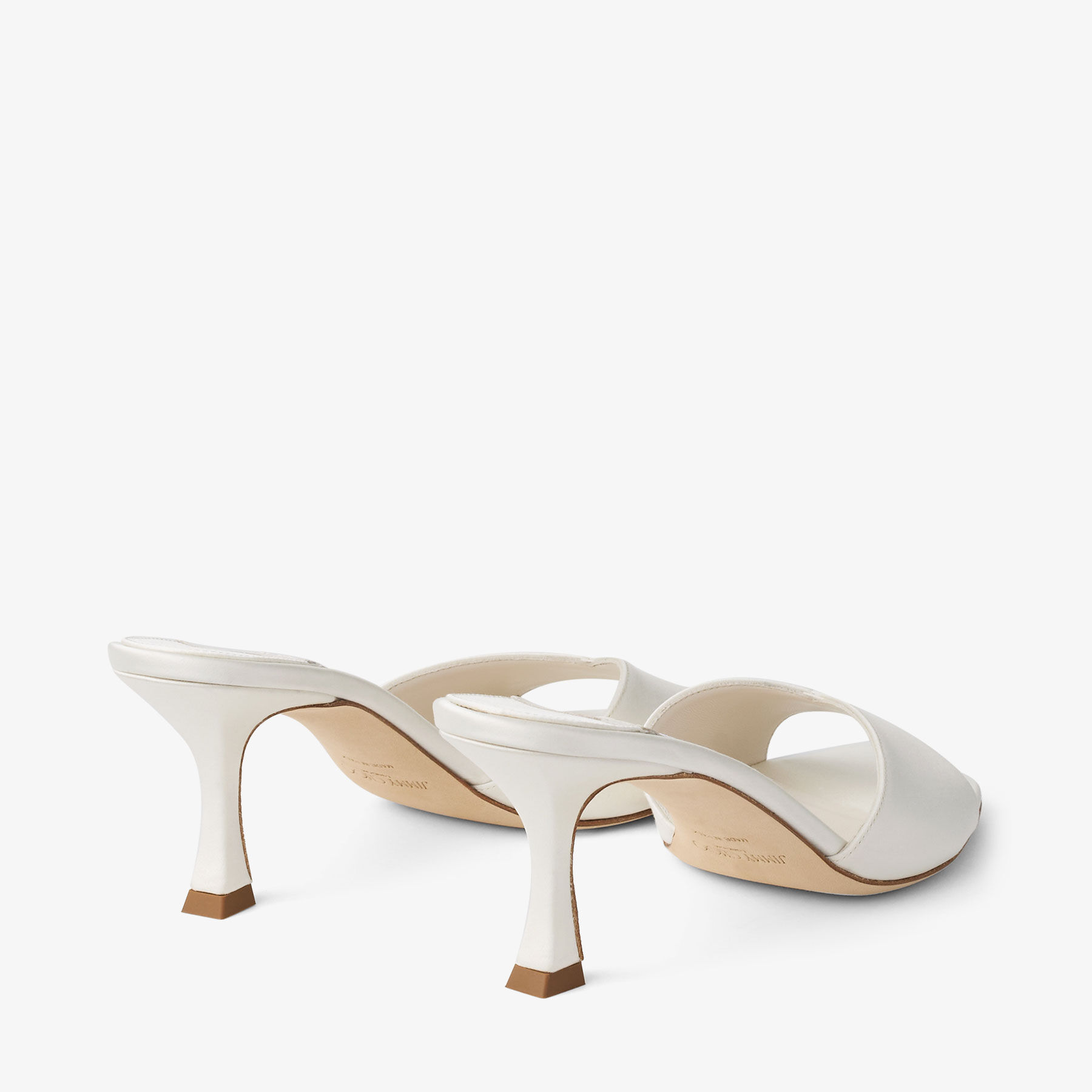 Skye 70 Ivory Satin Sandals