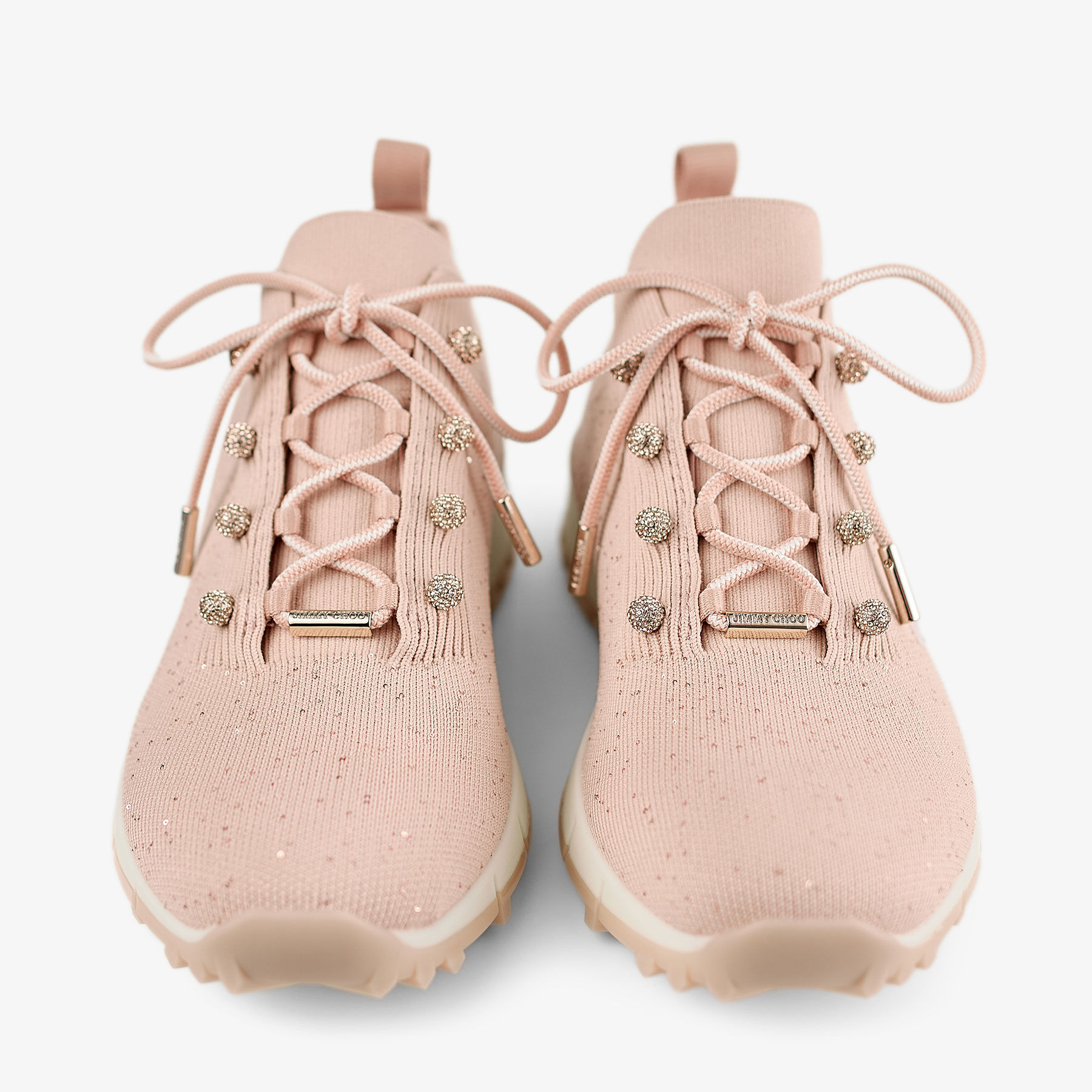 Veles Macaron Sequin Knit Trainers