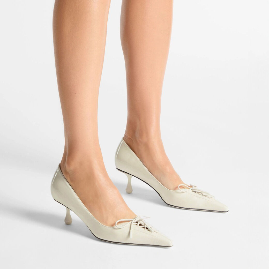 Scarlett 50 Latte Naplak Leather Pumps