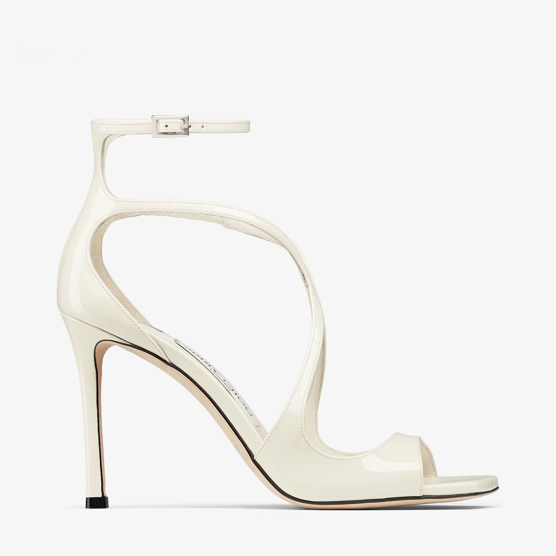 Azia 95 Latte Patent Leather Sandals
