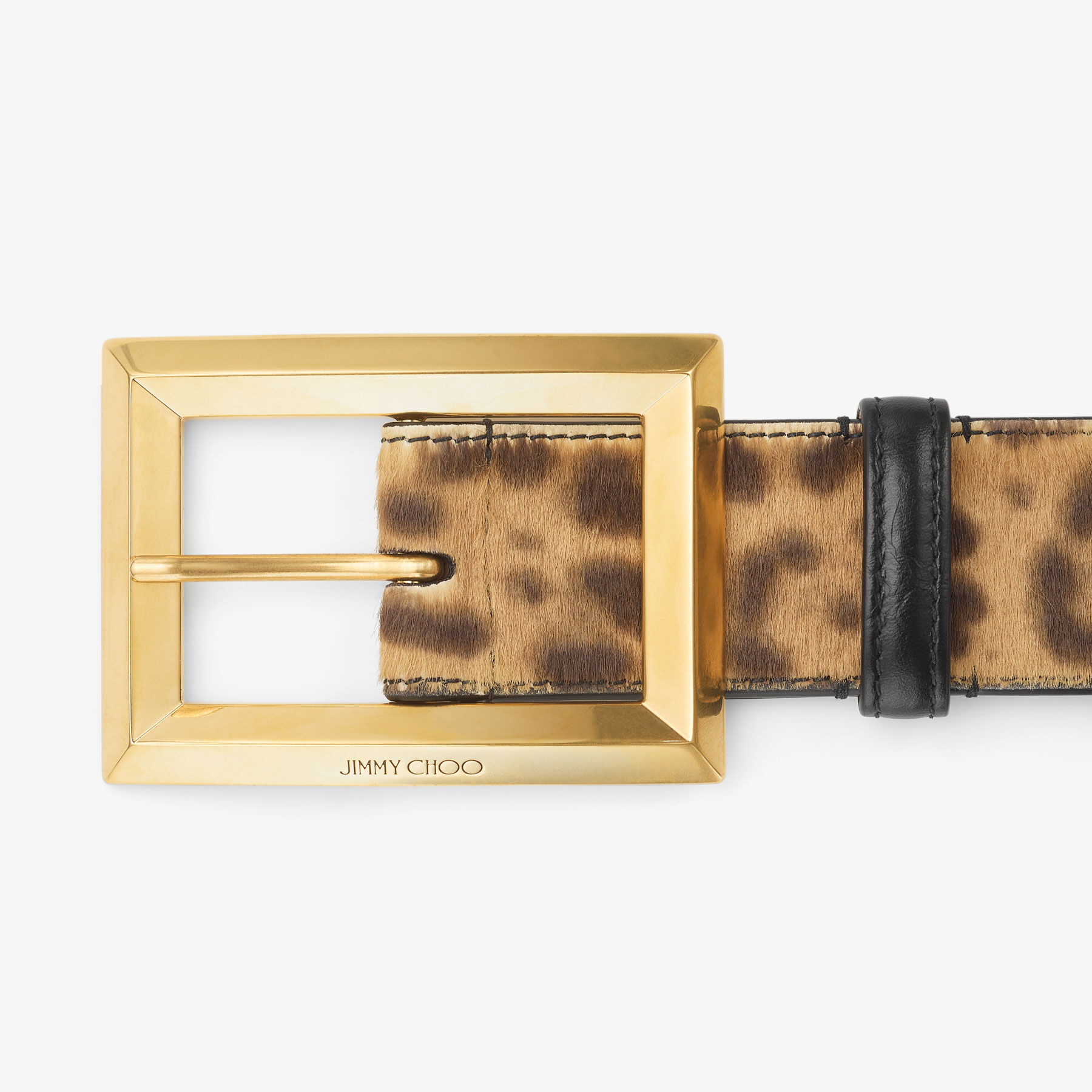 Arlie Natural Leopard Print Pony Belt