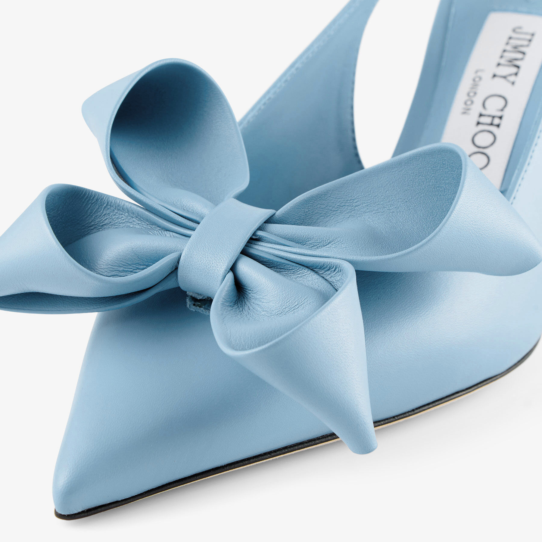 Staz Slingback 70 Dusty Blue Leather Pumps