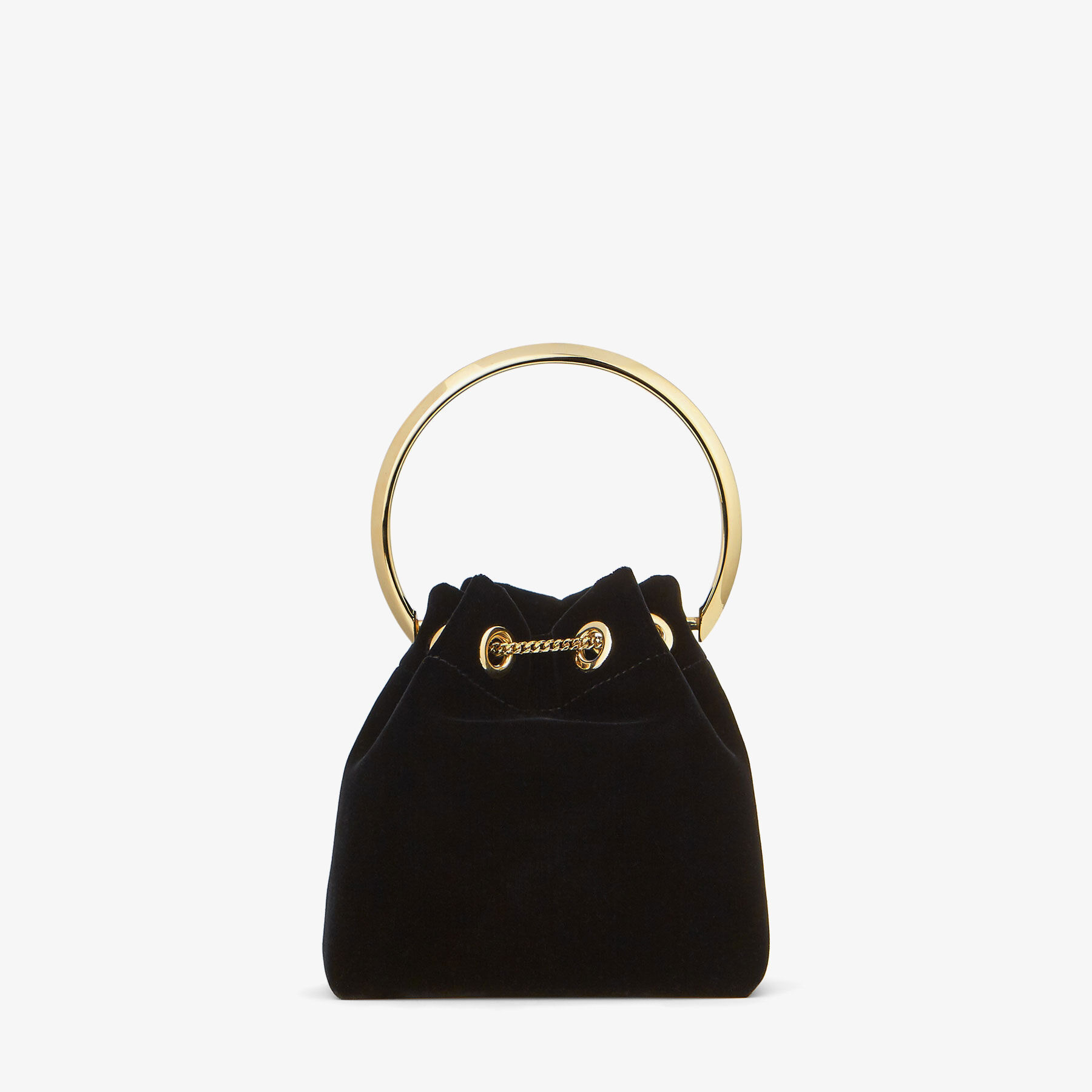Bon Bon Black Velvet Bag