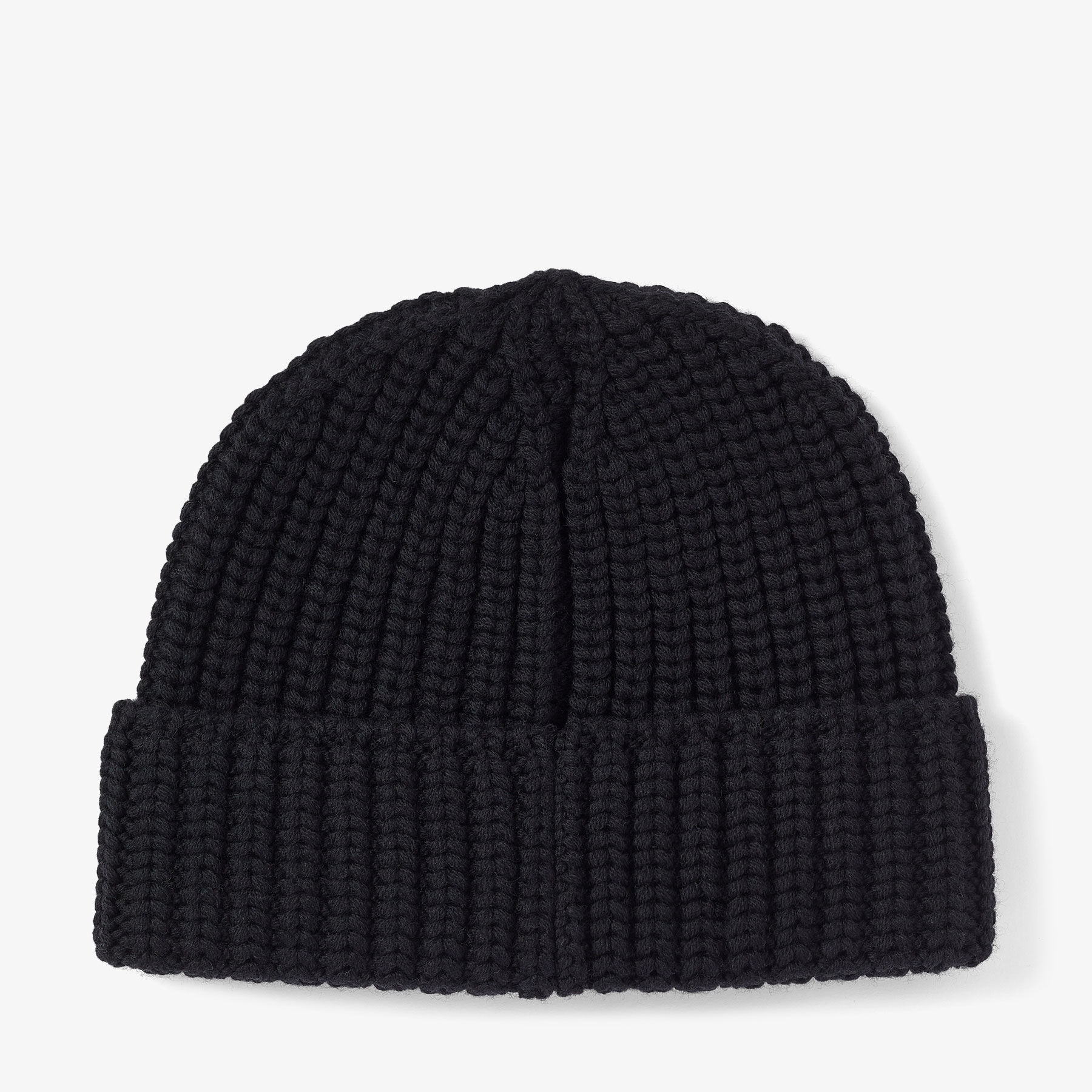Yuki Black Cashwool Knit Hat