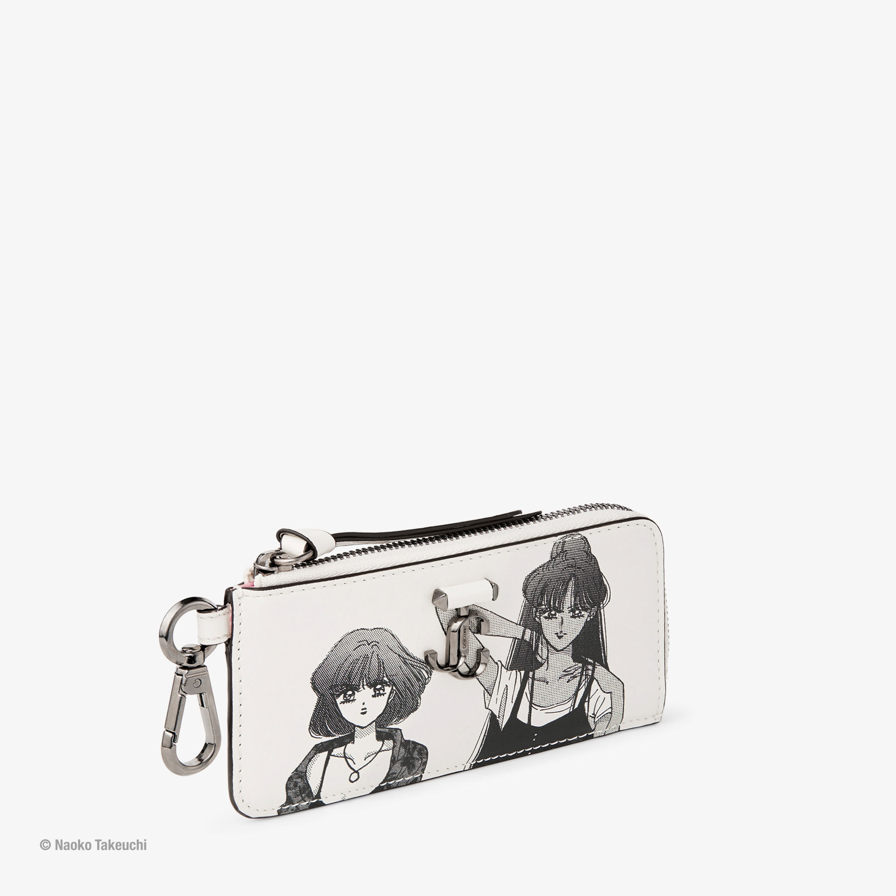 Setsuna Meiô & Hotaru Tomoe Lise-Z Card Holder White Manga Print Leather Card Holder