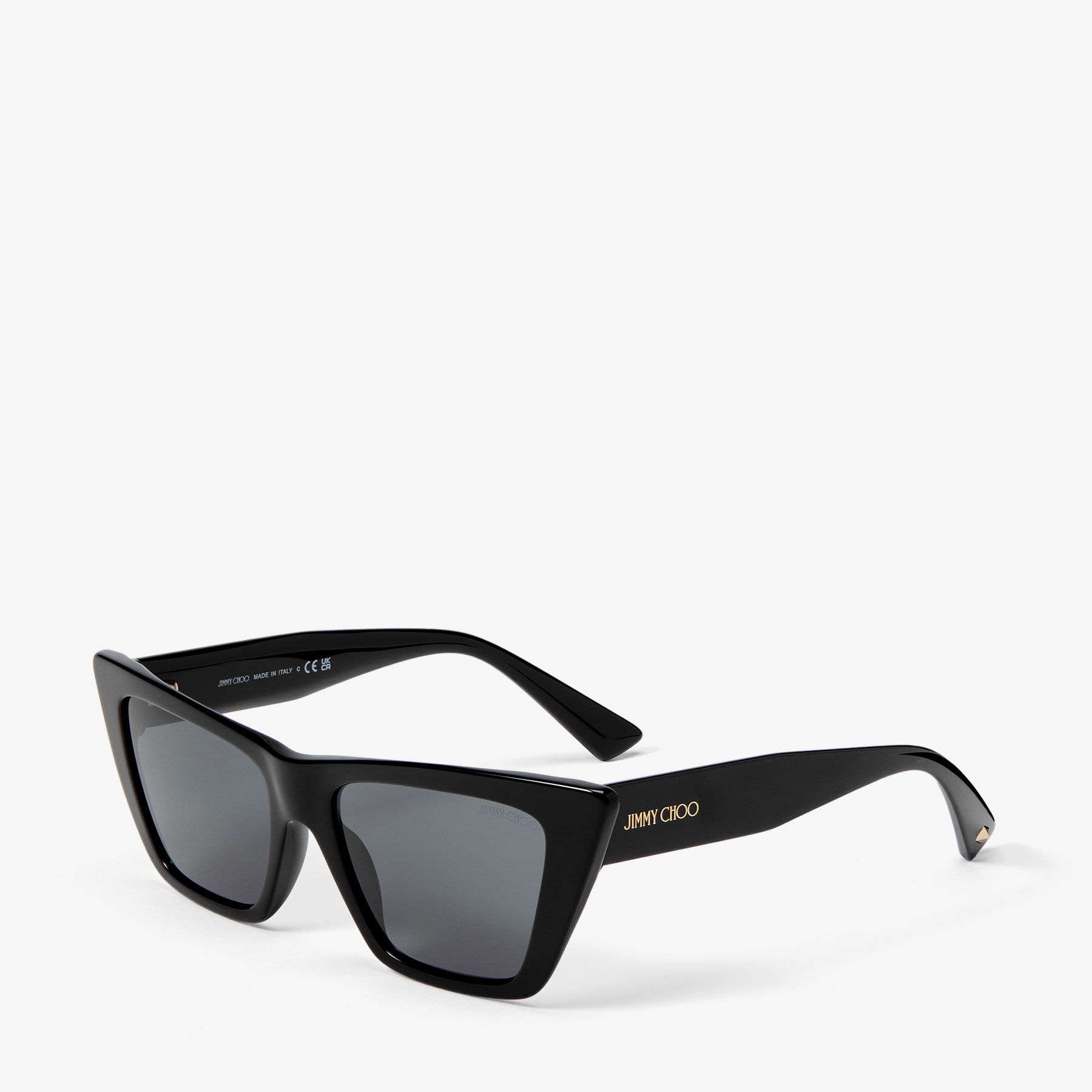 Haley Black Cat Eye Sunglasses