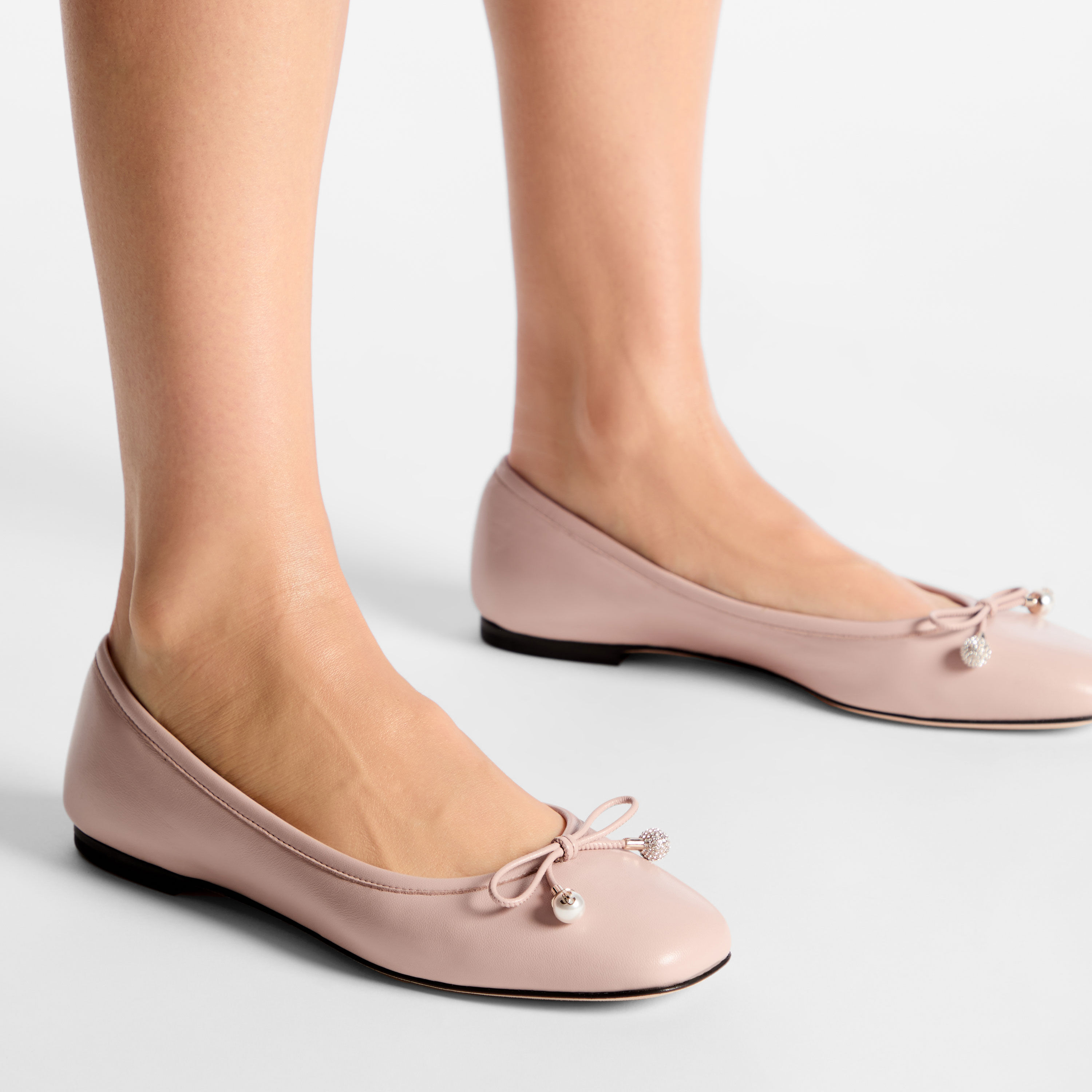 Elme Flat Macaron Nappa Leather Flats