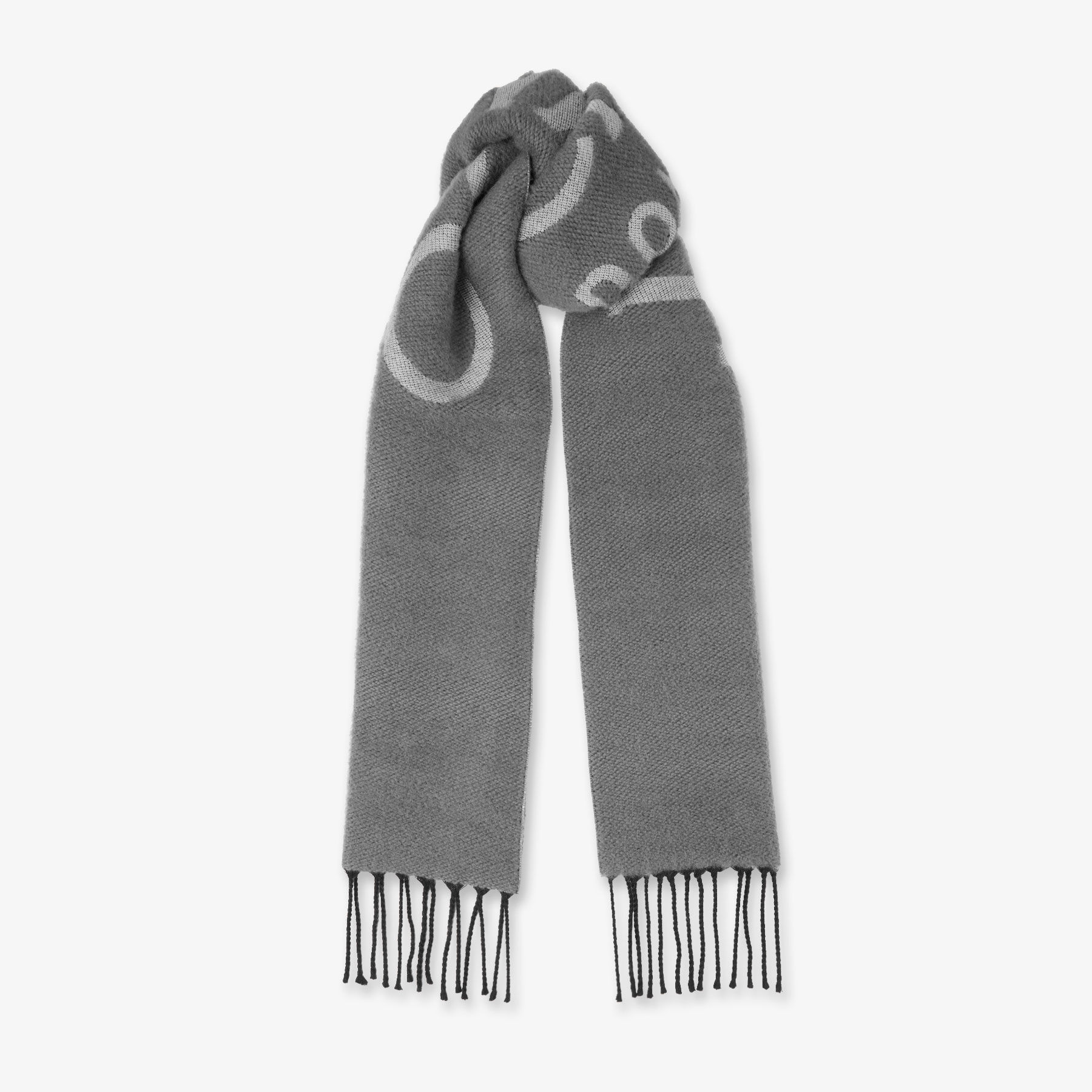 Sema Ash Wool Jacquard Scarf