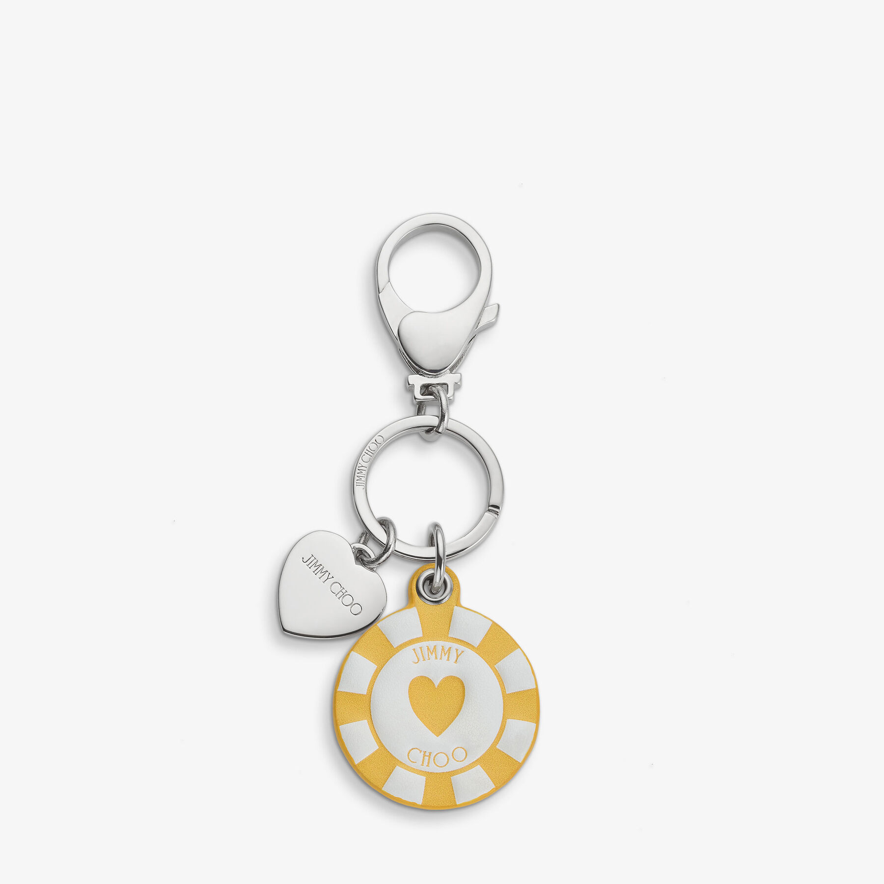 Casino Chip Charm Sunbleach Leather Casino Chip Bag Charm