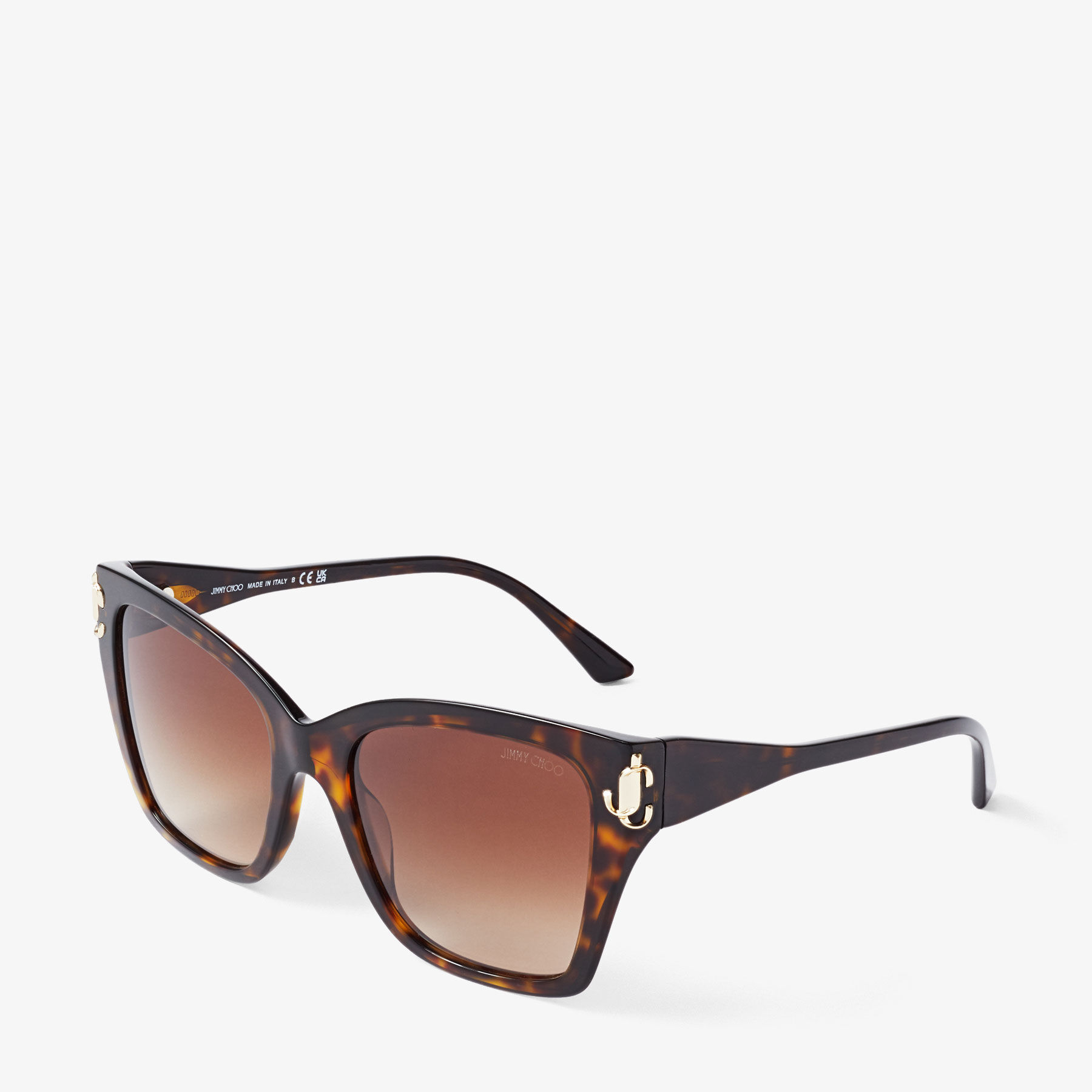 Kira Brown Havana Square Sunglasses