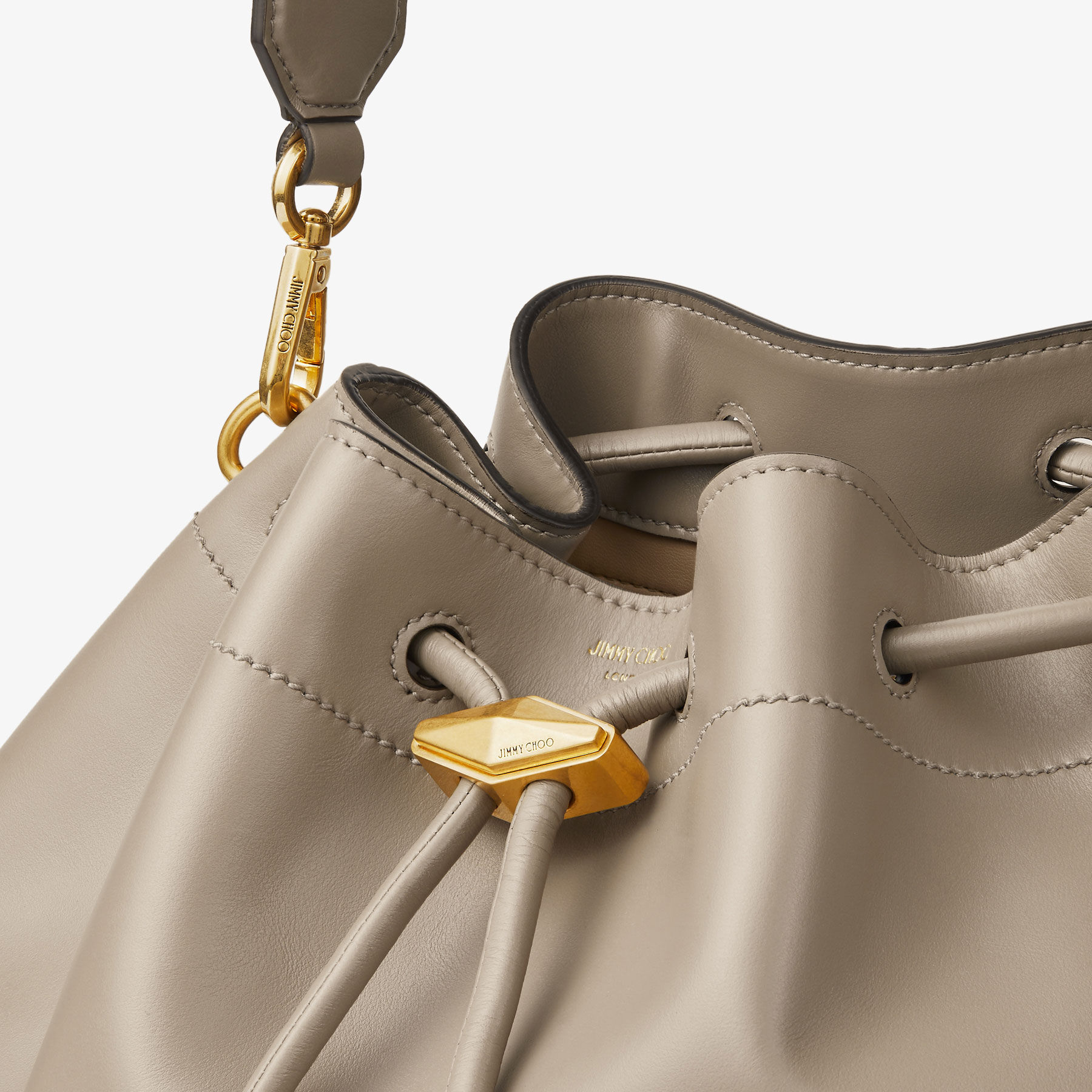 Cinch M Taupe Leather Handbag