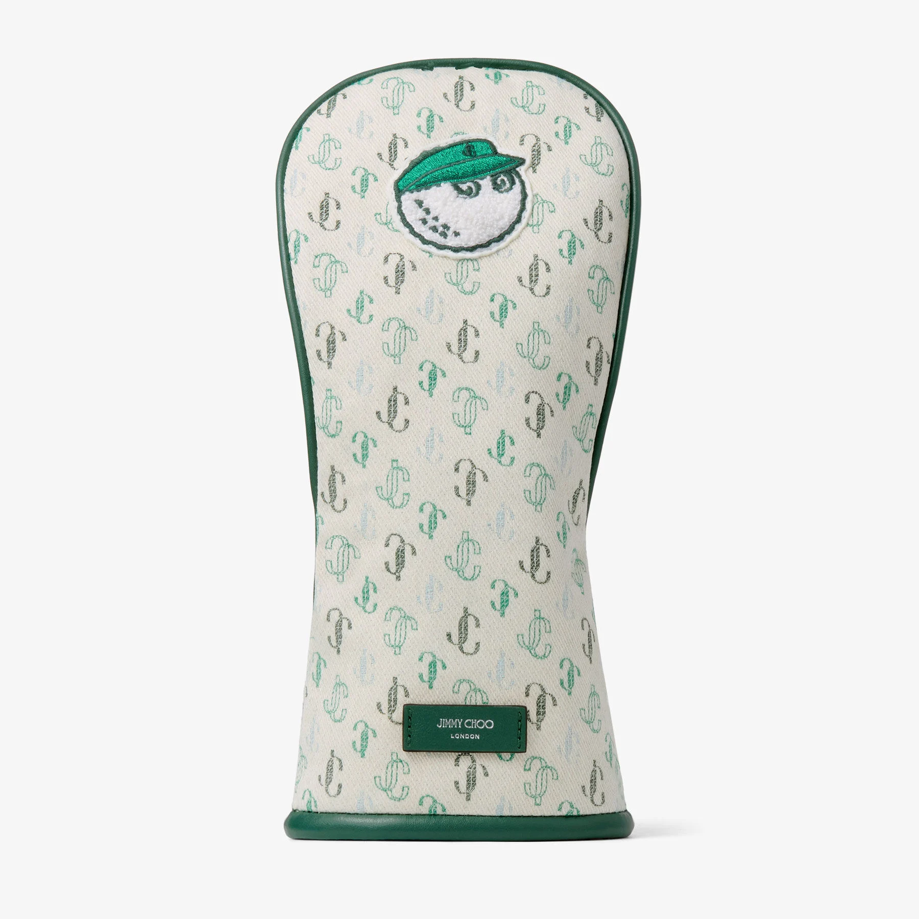 Jimmy Choo / Malbon 2.0 Head Cover Medium Monogram Embroidered Canvas Hybrid Cover