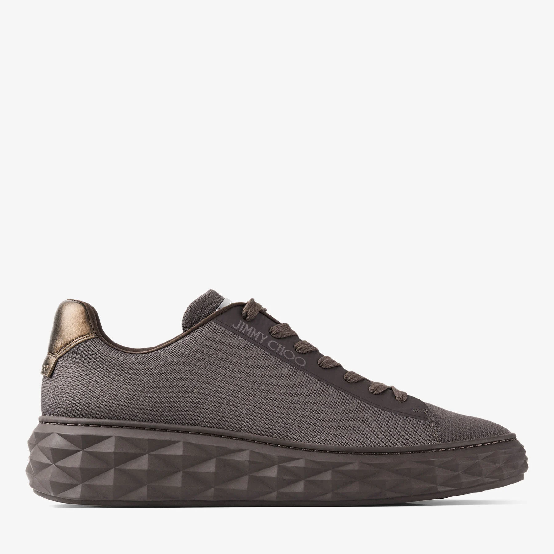 Diamond Light Maxi M Coffee Sustainable Knit Trainers