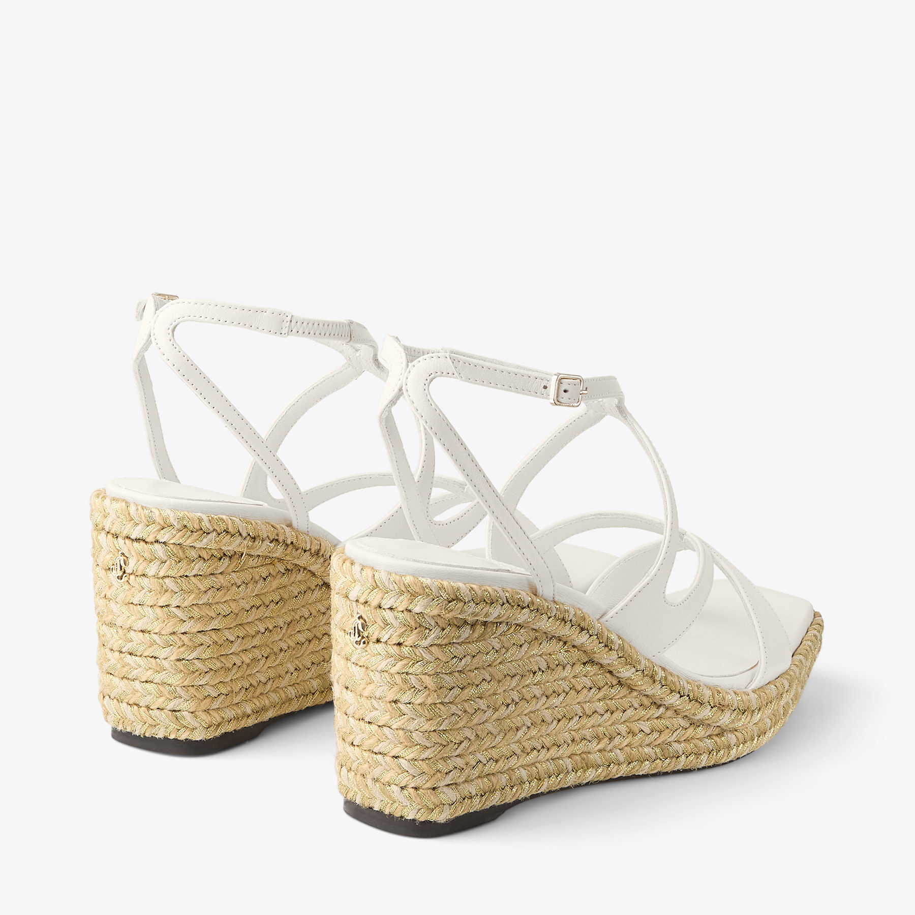 Ayla 85 Latte Leather Wedge