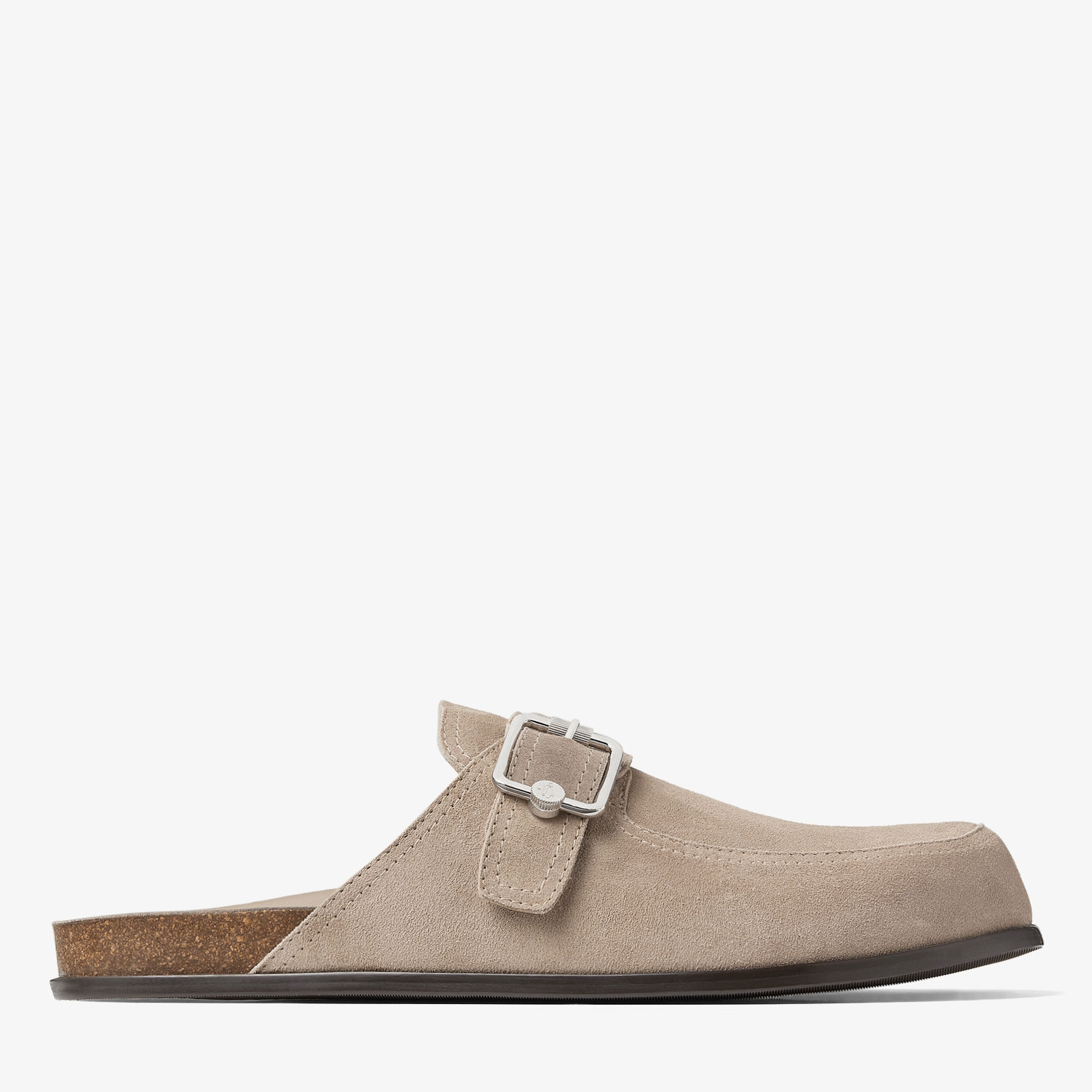 Etta Mule Stone Velvet Suede Mules