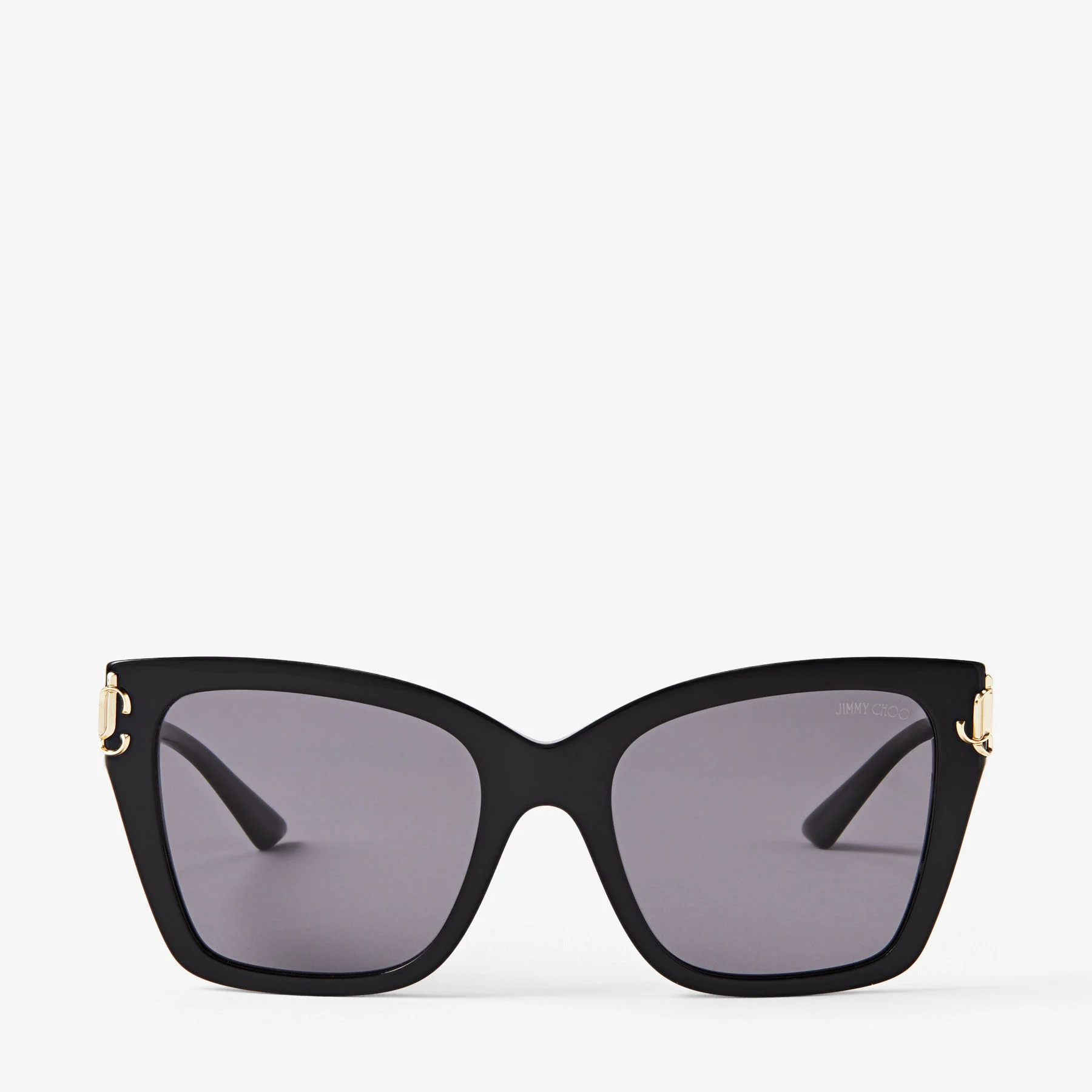 Kira Black Square Sunglasses