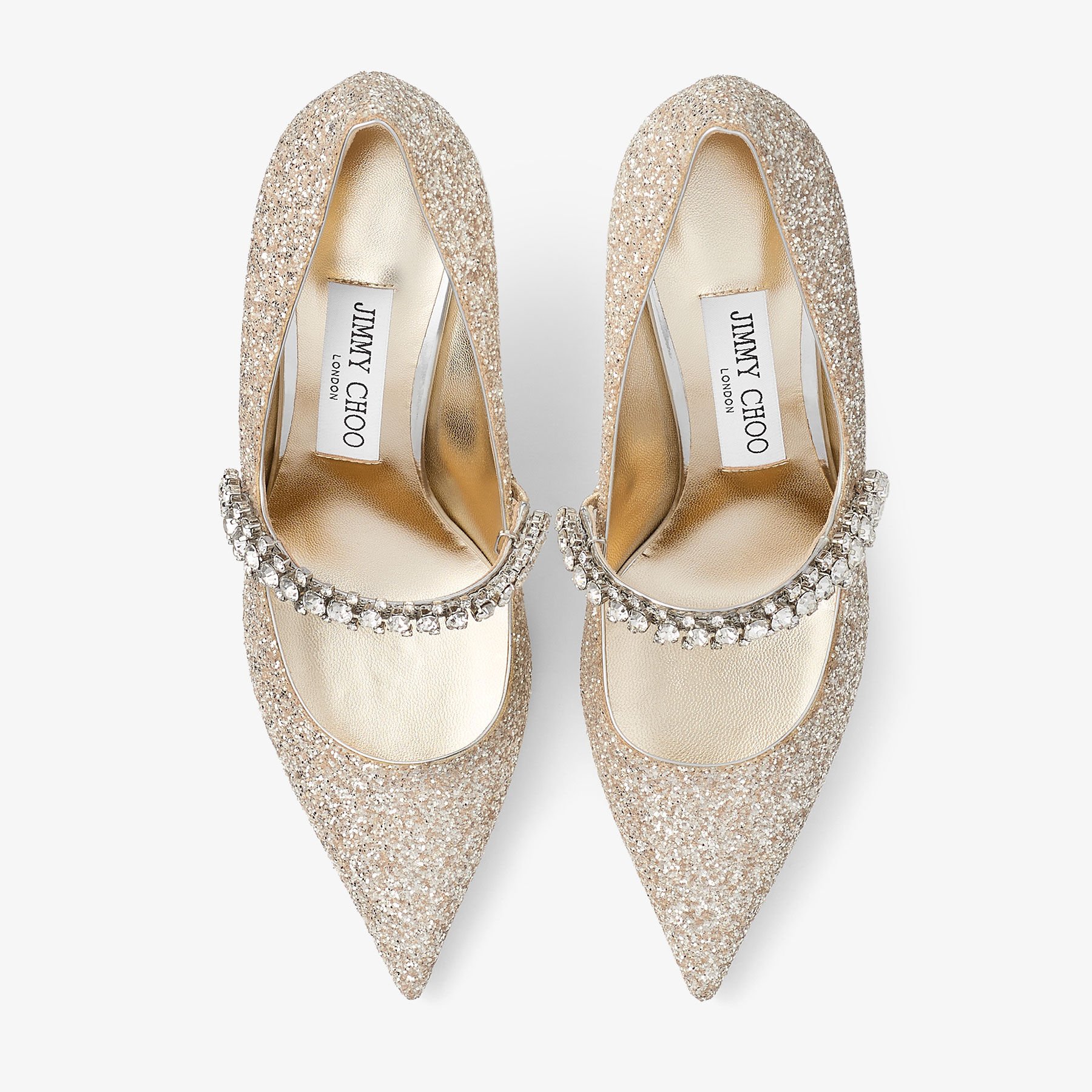 Bing Pump 65 Sand Glitter Fabric Pumps