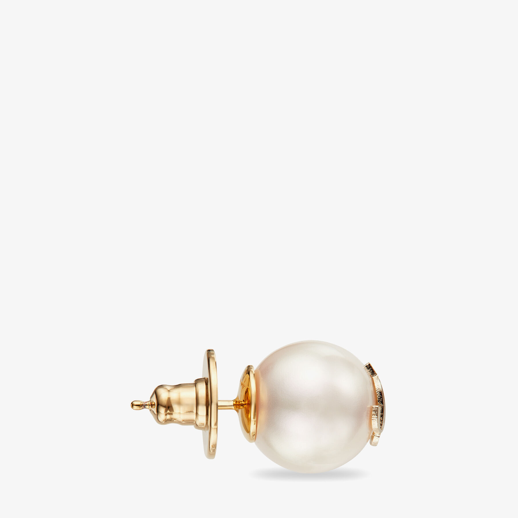 JC Pearl Studs Gold-Finish Metal JC Pearl Stud Earrings