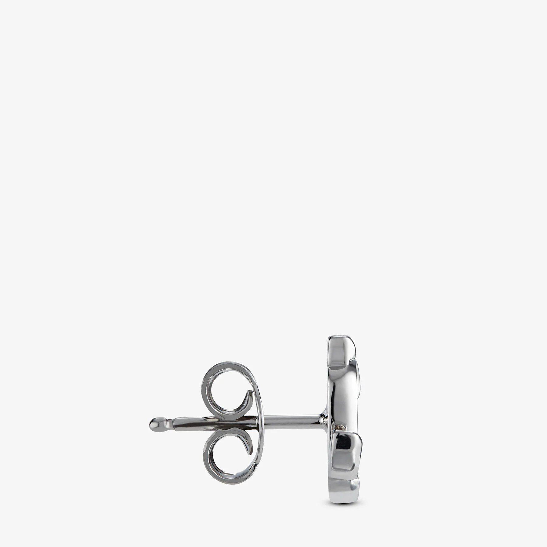 JC Mini Studs Silver-Finish Metal JC Mini Stud Earrings