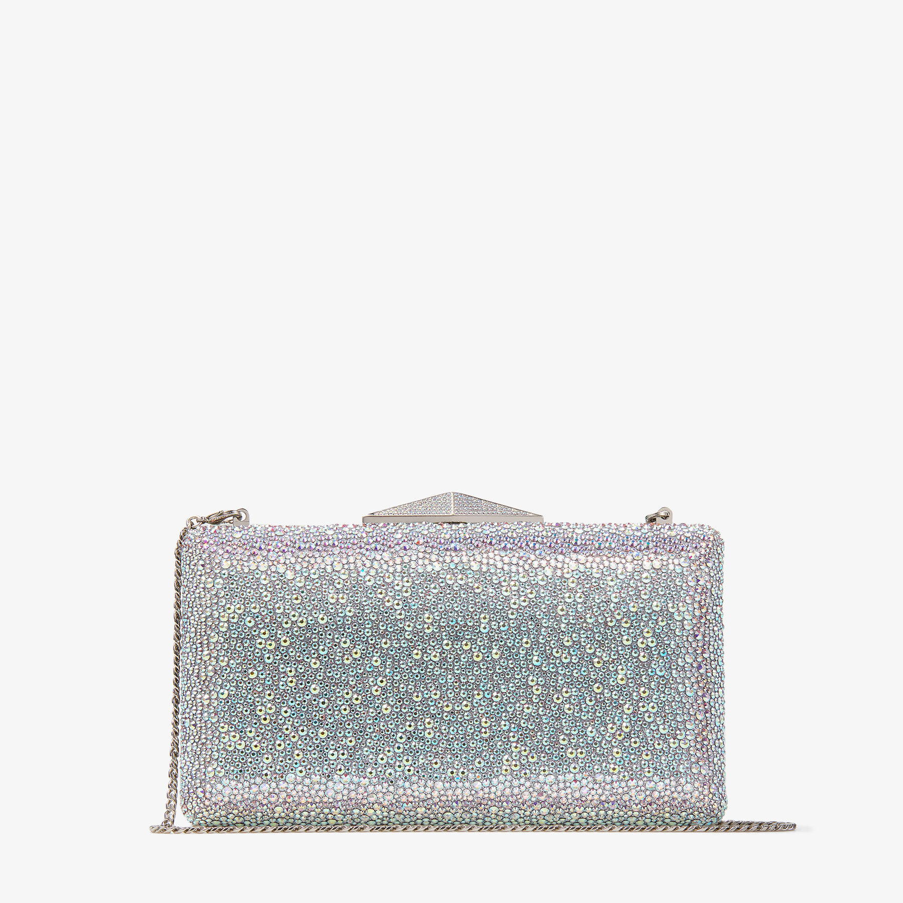 Clemmie Iridescent Crystal Clutch Bag