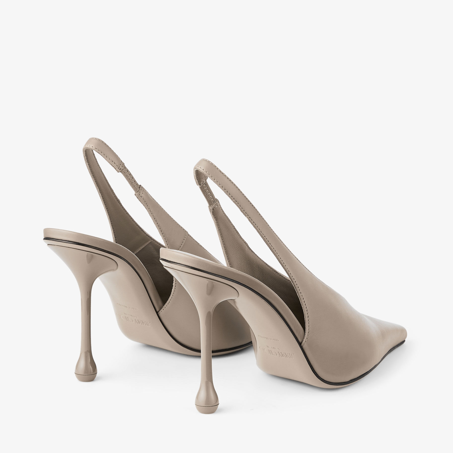 Isa 95 Taupe Leather Pumps