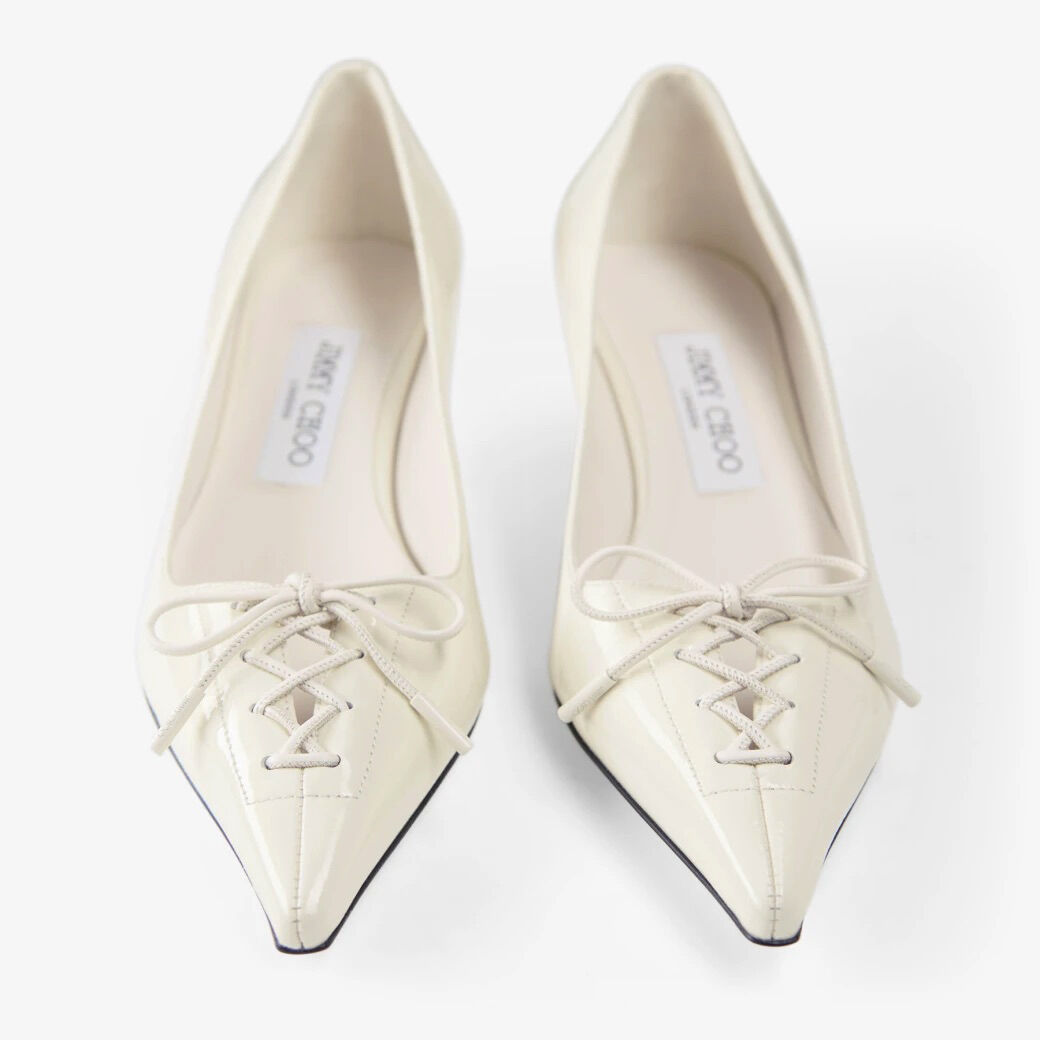 Scarlett 50 Latte Naplak Leather Pumps