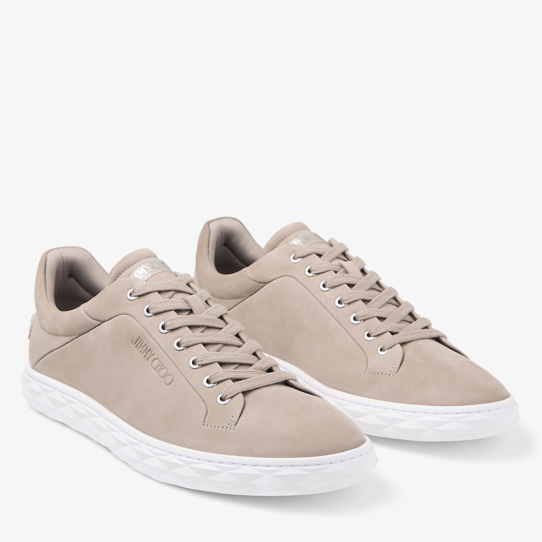 Diamond Light M II Taupe Nubuck Leather Trainers