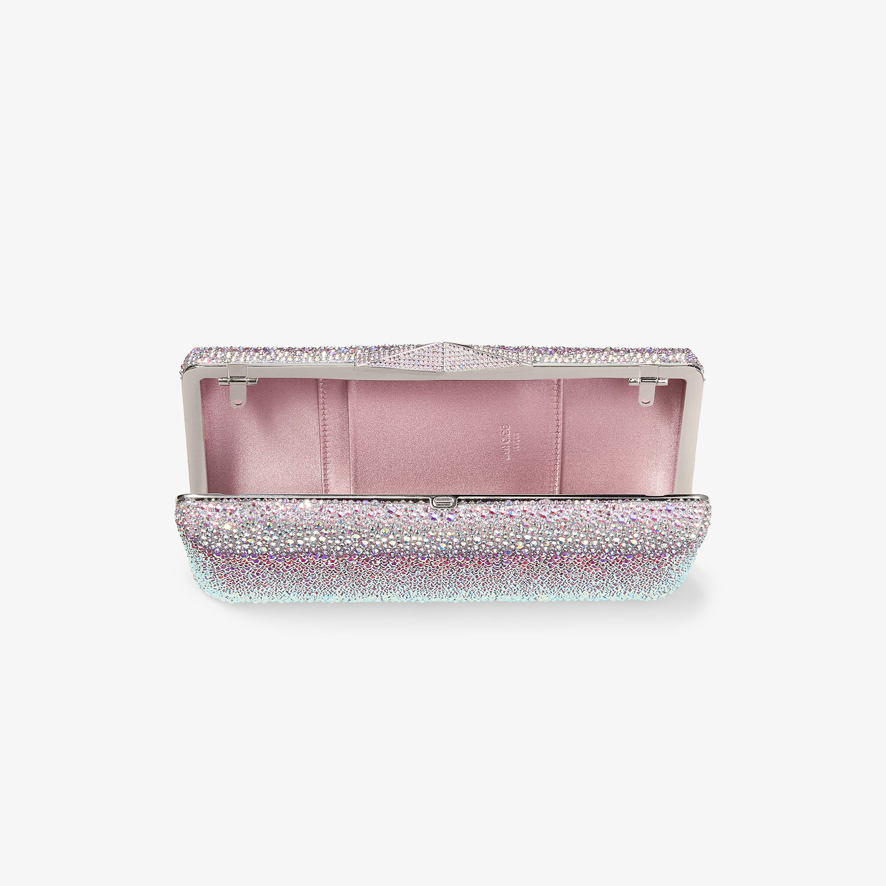 Clemmie Iridescent Crystal Clutch Bag