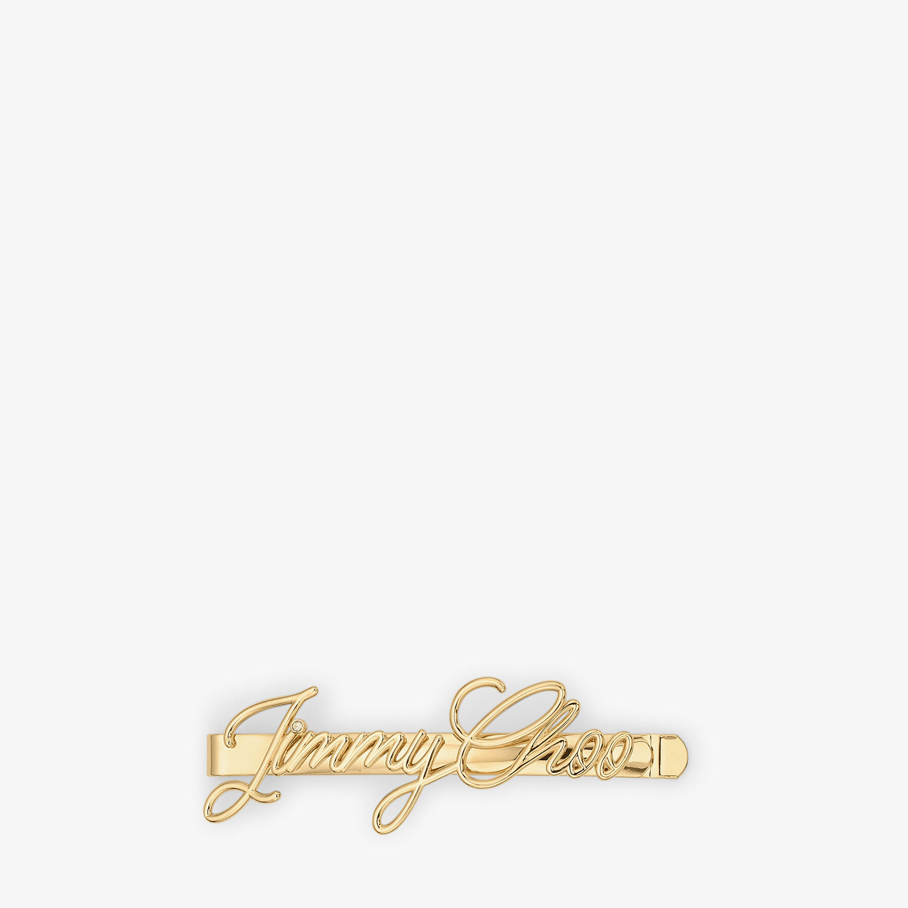 Logo Script Hairpin Gold Finish Script Hairpin