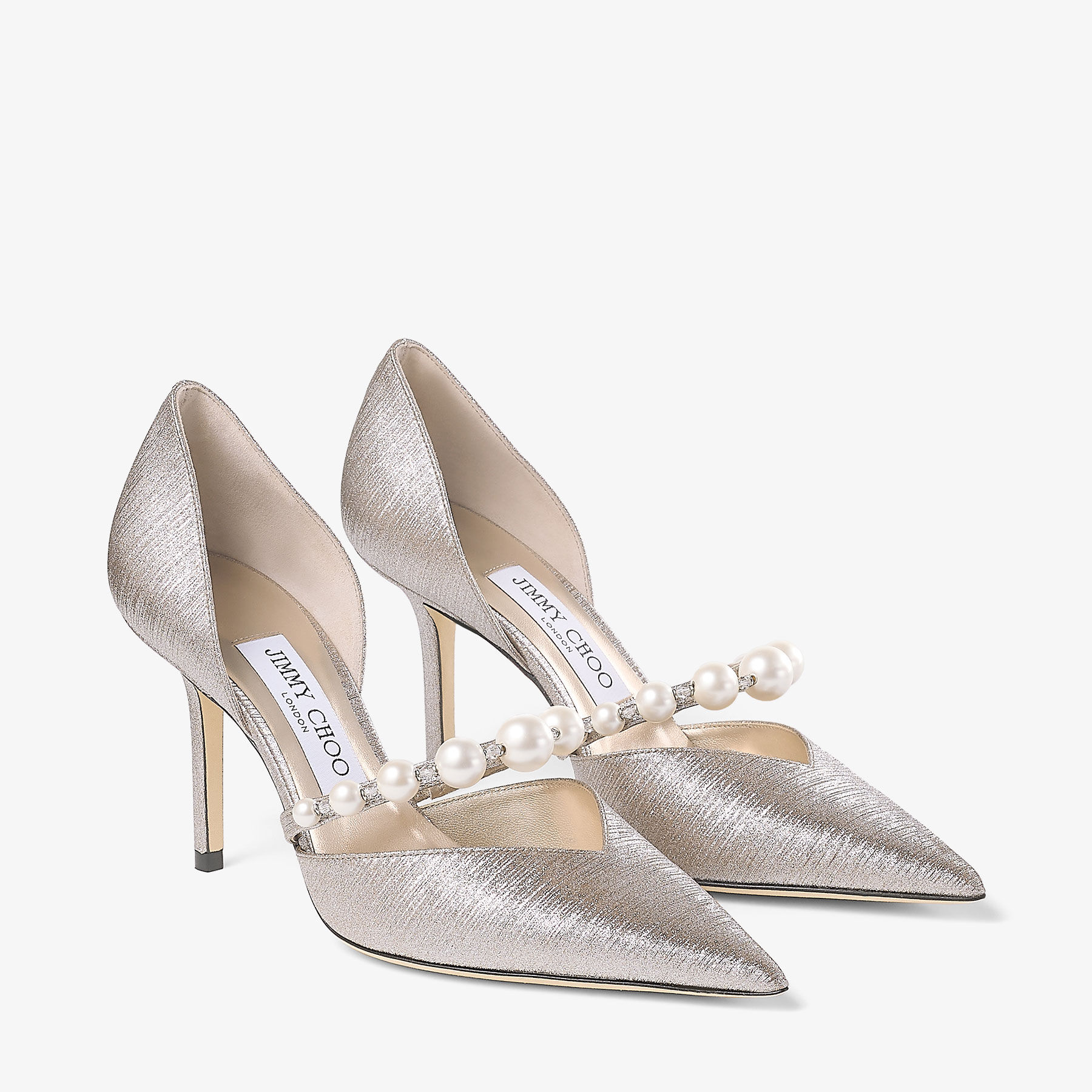 Aurelie 85 Macaron Glitter Pearl Pumps