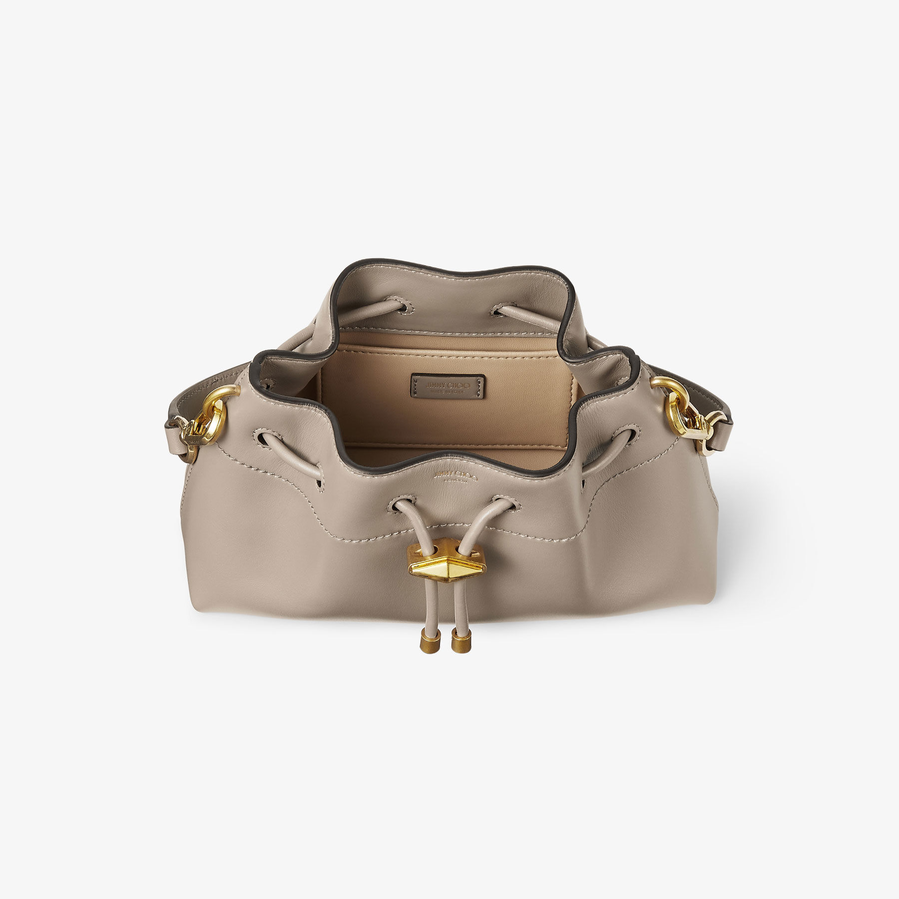 Cinch S Taupe Leather Handbag