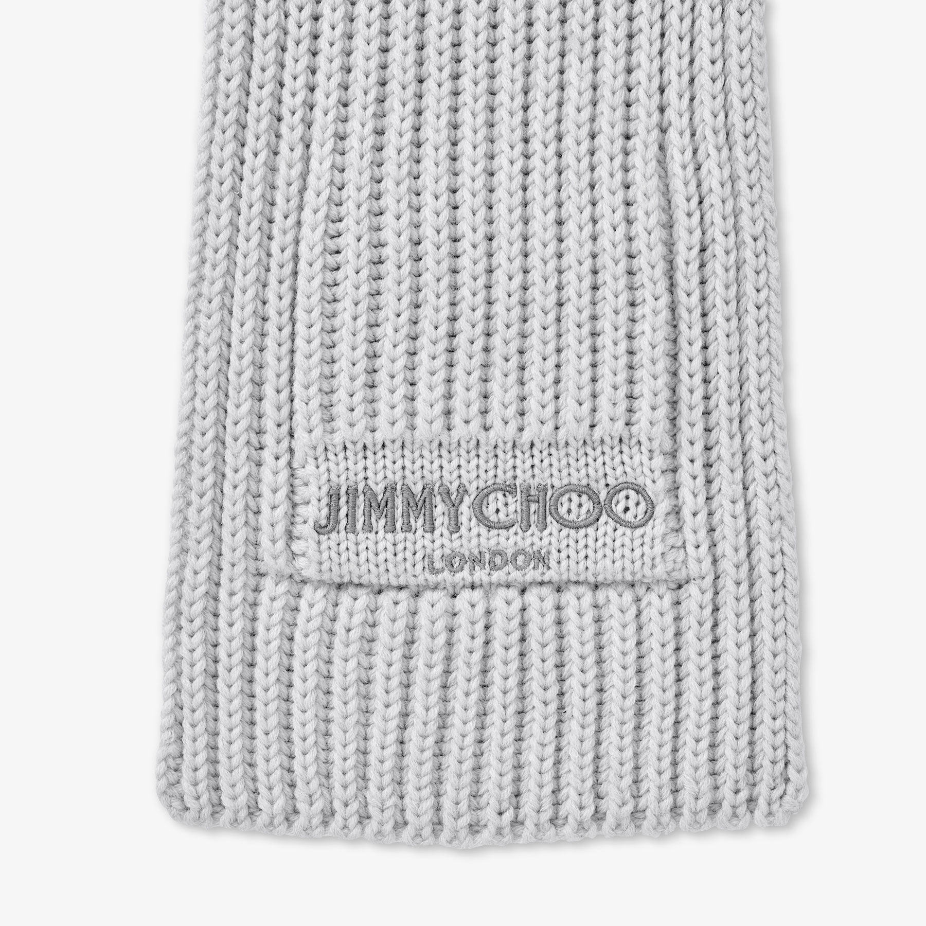 Yukiko Ash Embroidered Cashwool Scarf