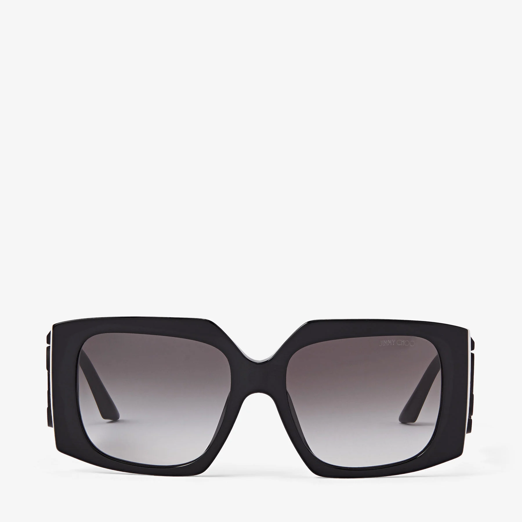 Ariana Black Square Frame Sunglasses