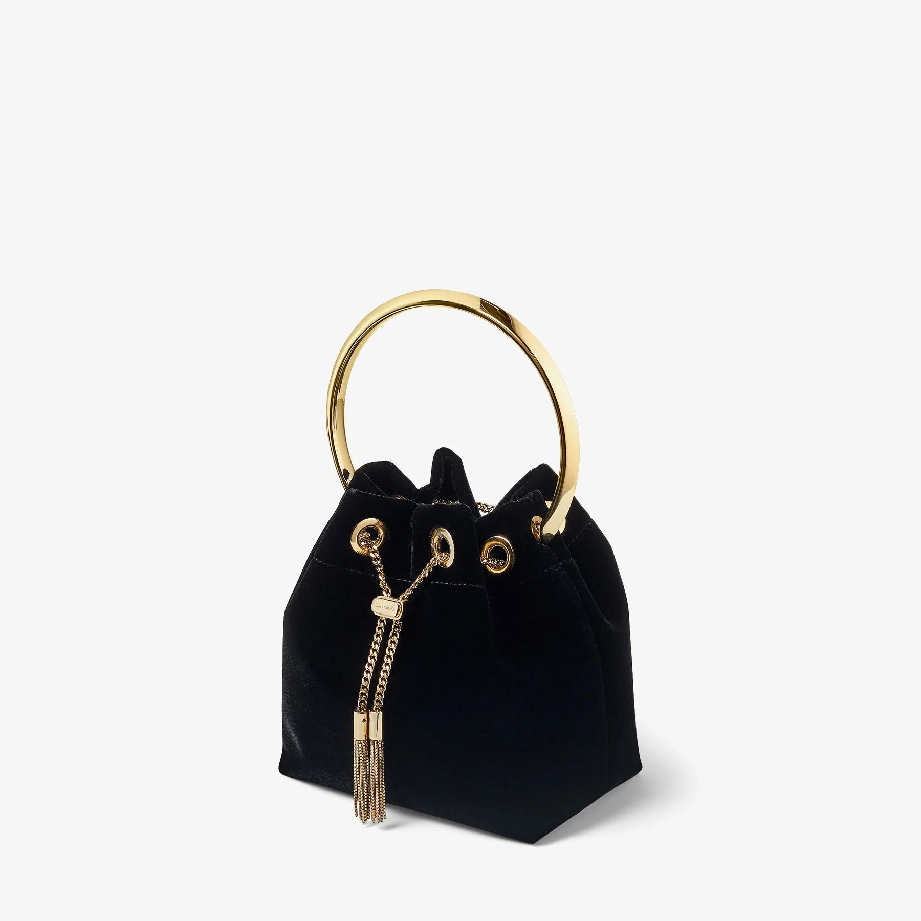 Bon Bon Black Velvet Bag