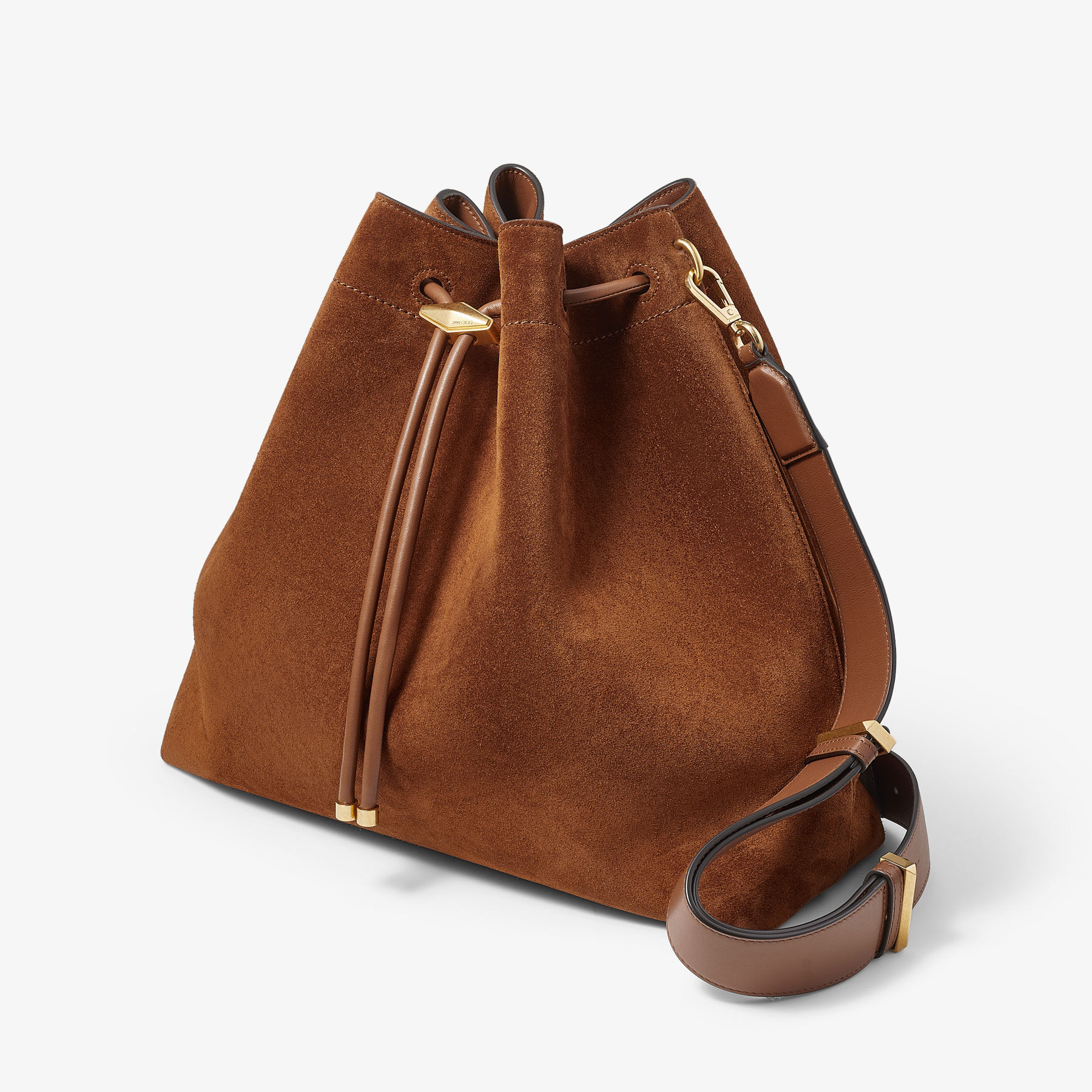 Cinch L Tan Suede Bag