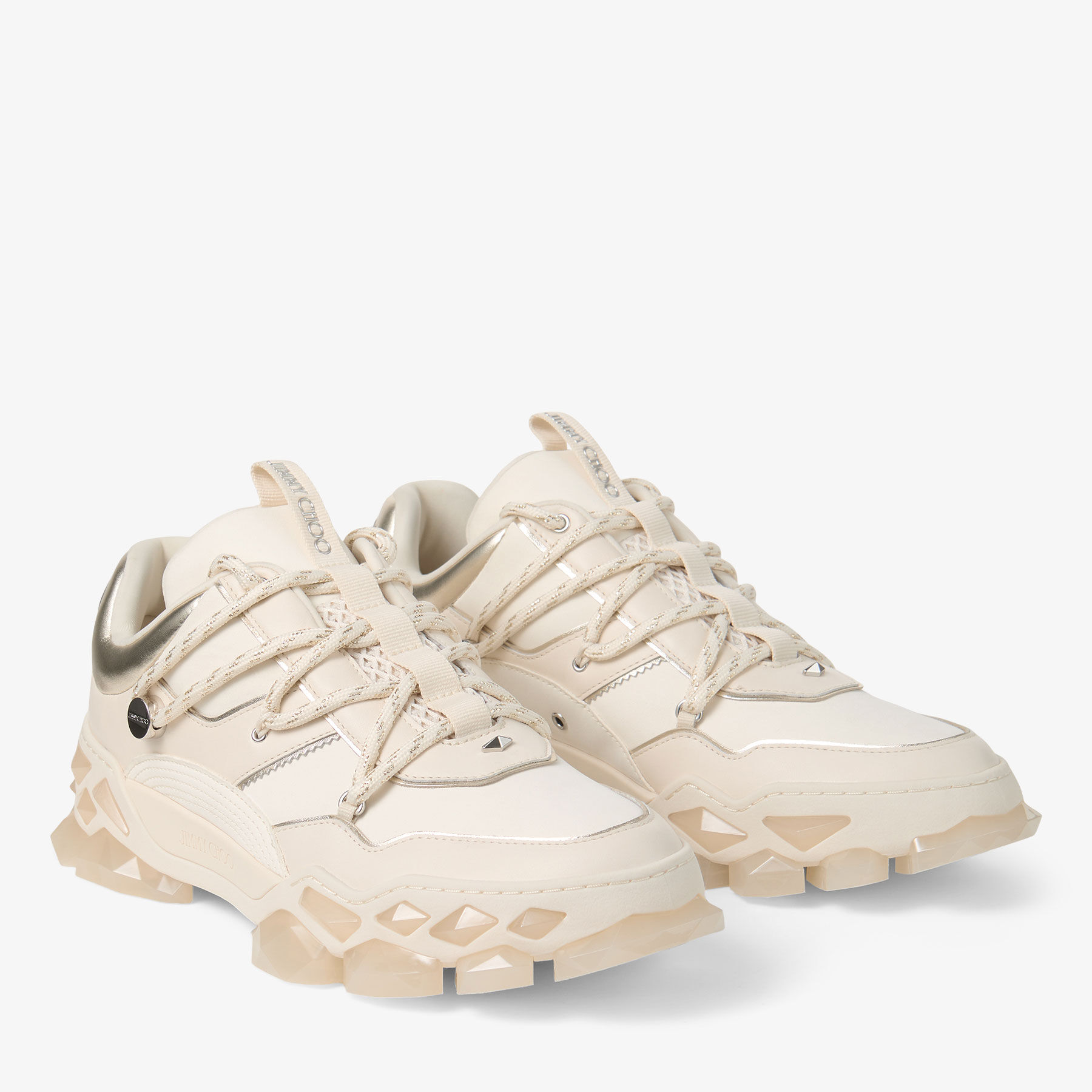 Diamond X II M Latte Leather Trainers