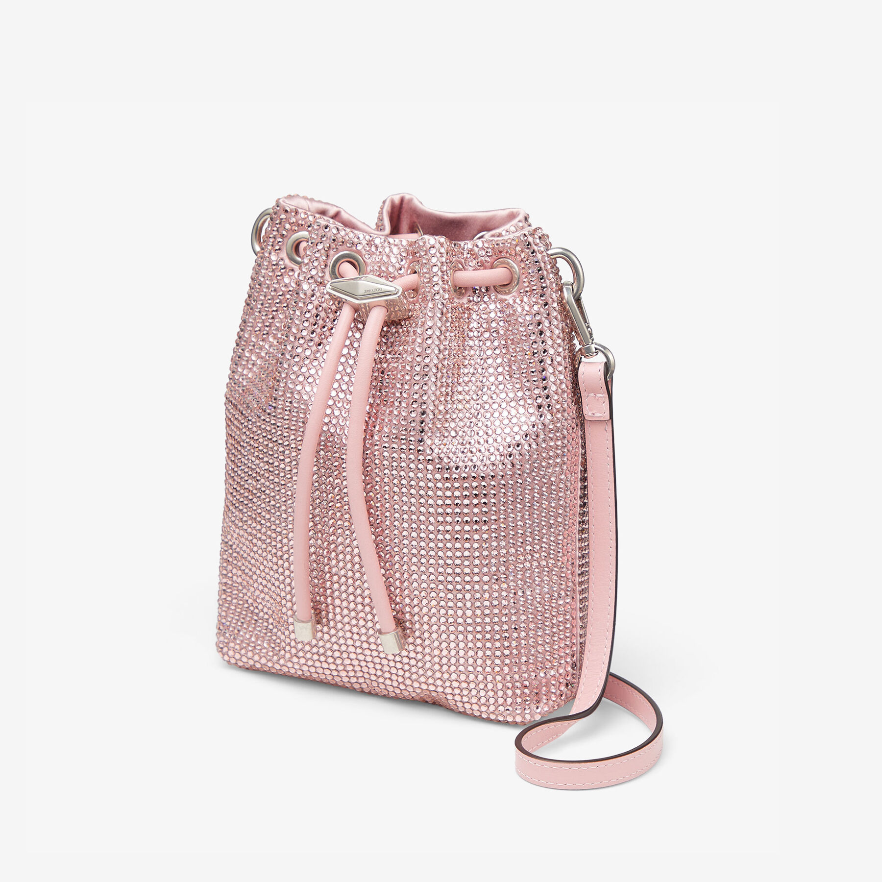 Cinch Mini Rose Satin Crystal Mini Bag