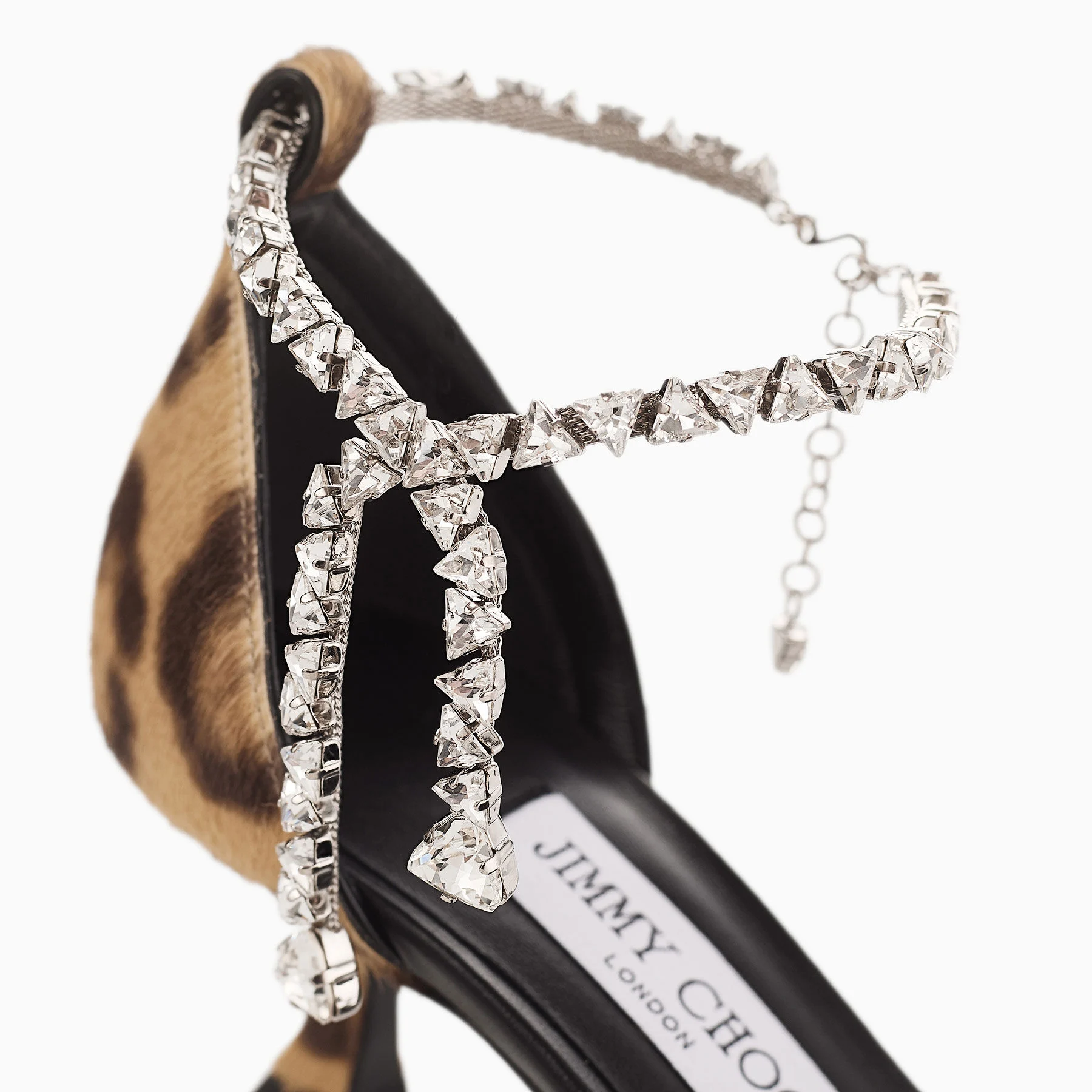 Stevie 50 Natural Leopard Print Pony Pumps