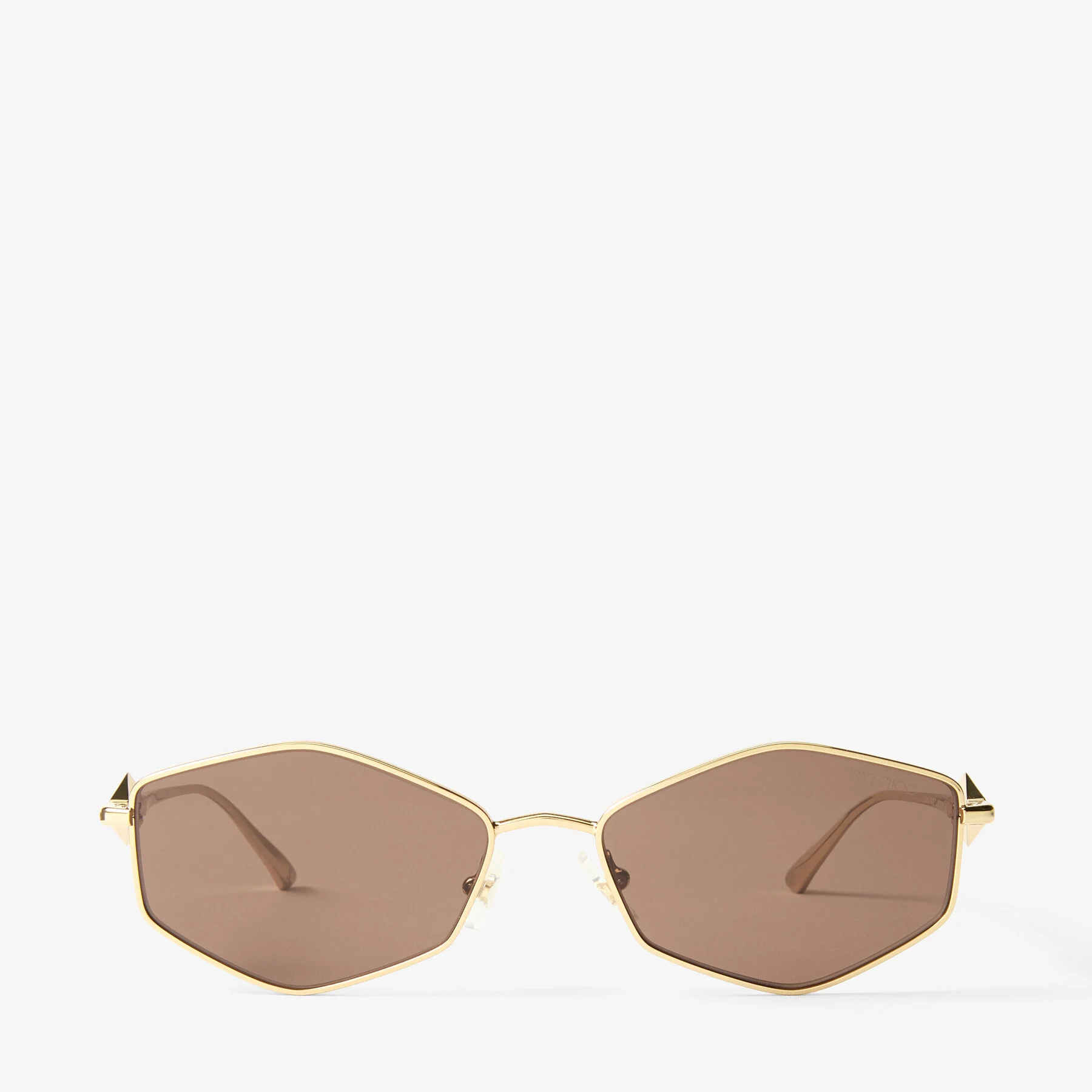 Zoey  Gold Geometric Sunglasses