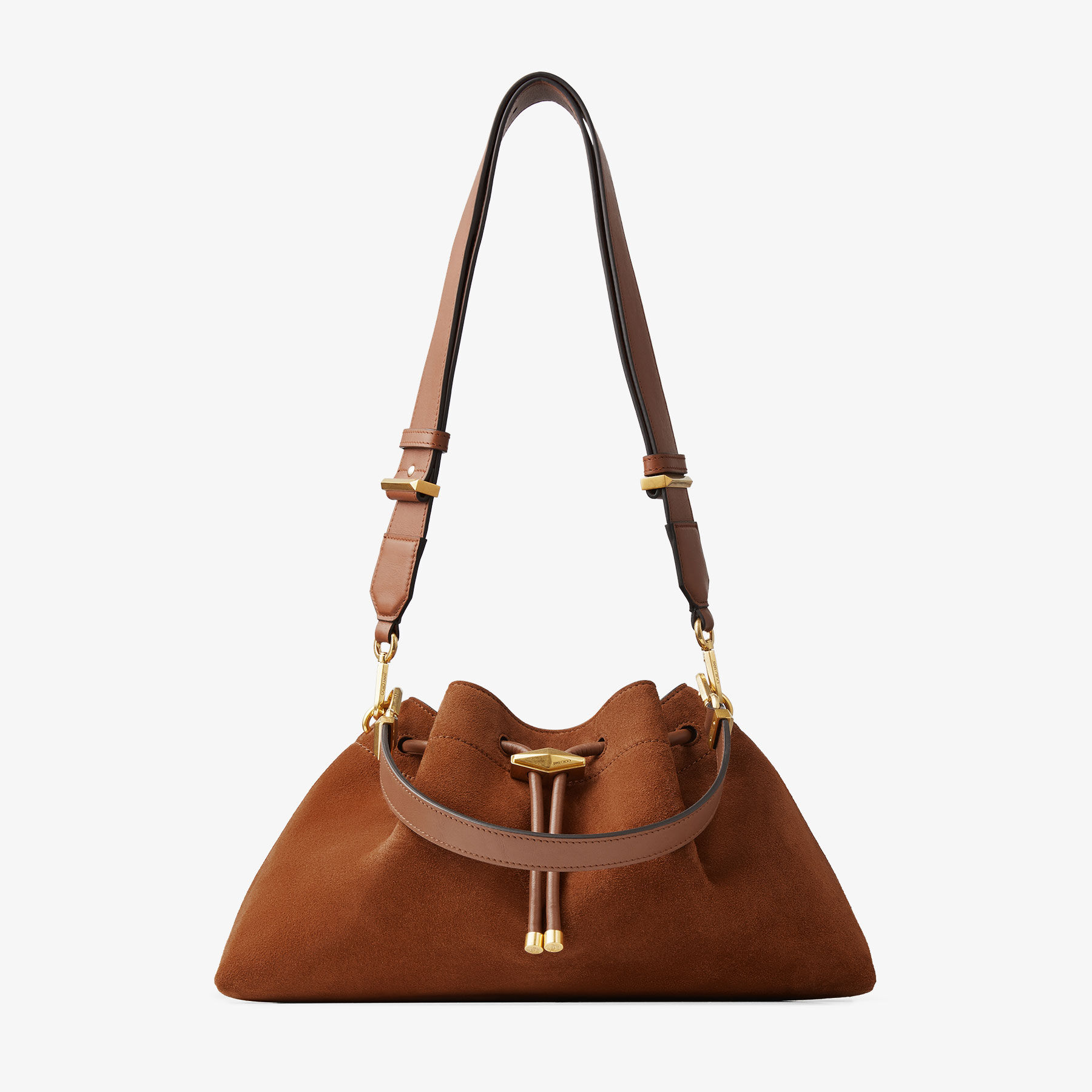 Cinch M Tan Suede Bag