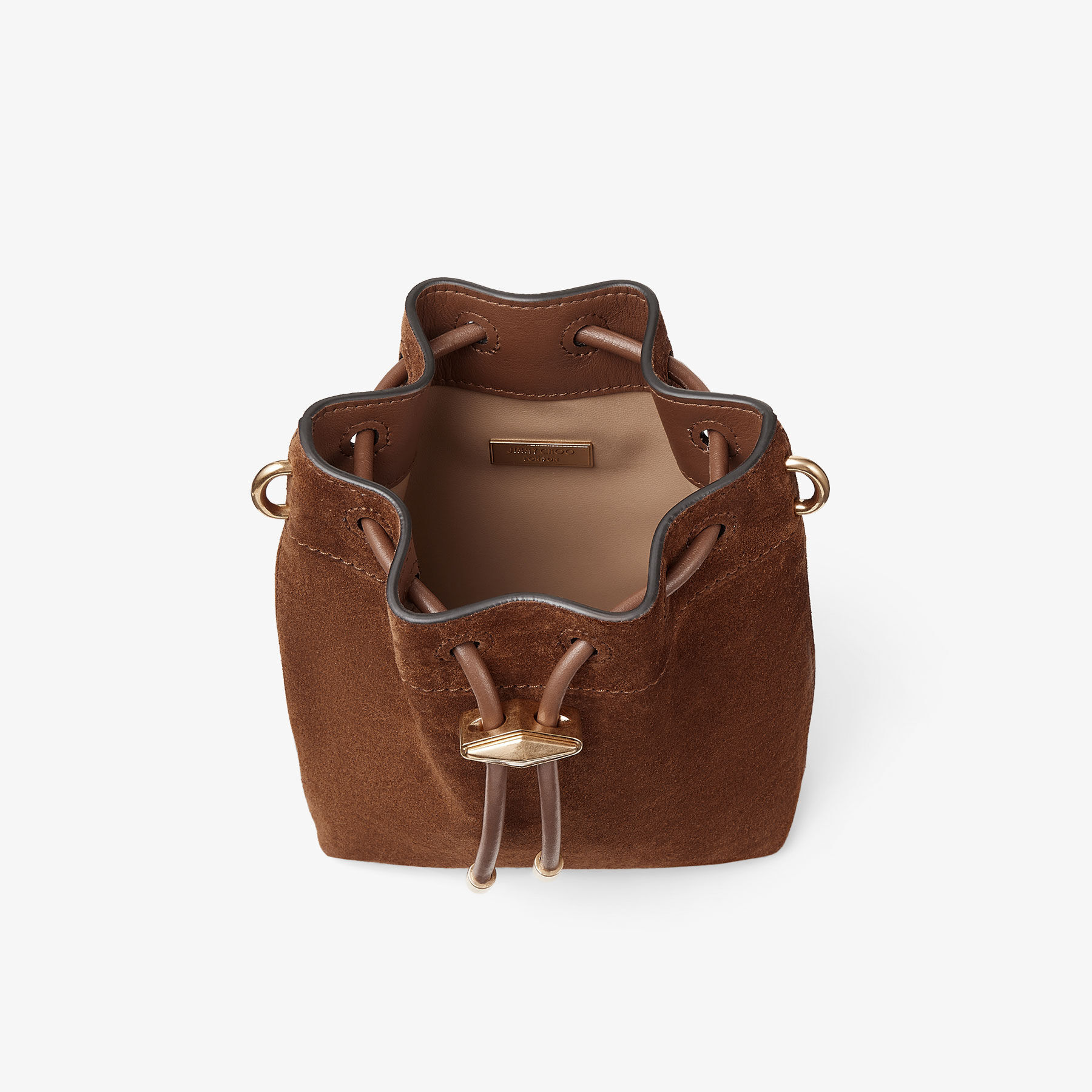 Cinch Mini Tan Suede Mini Bag