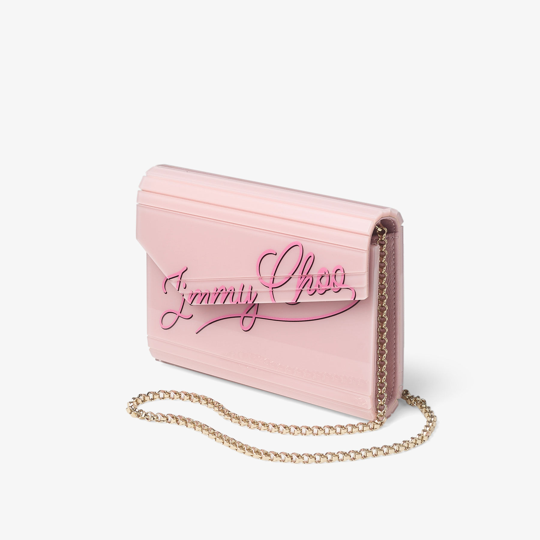 Candy Pink Acrylic Clutch Bag