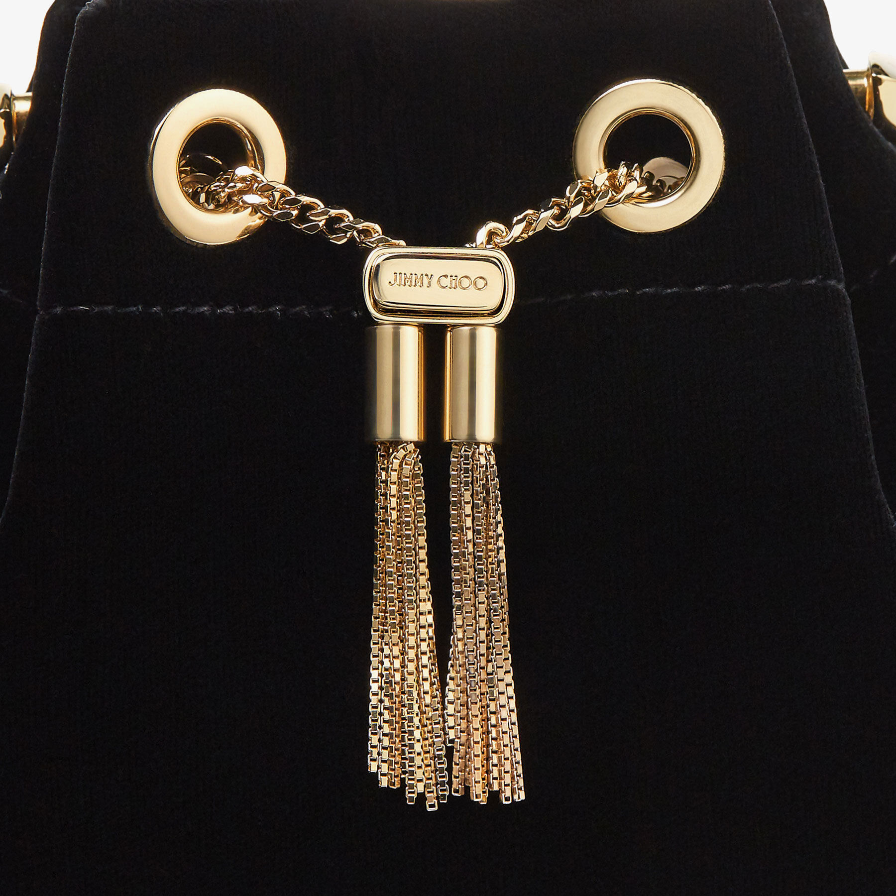 Bon Bon Black Velvet Bag