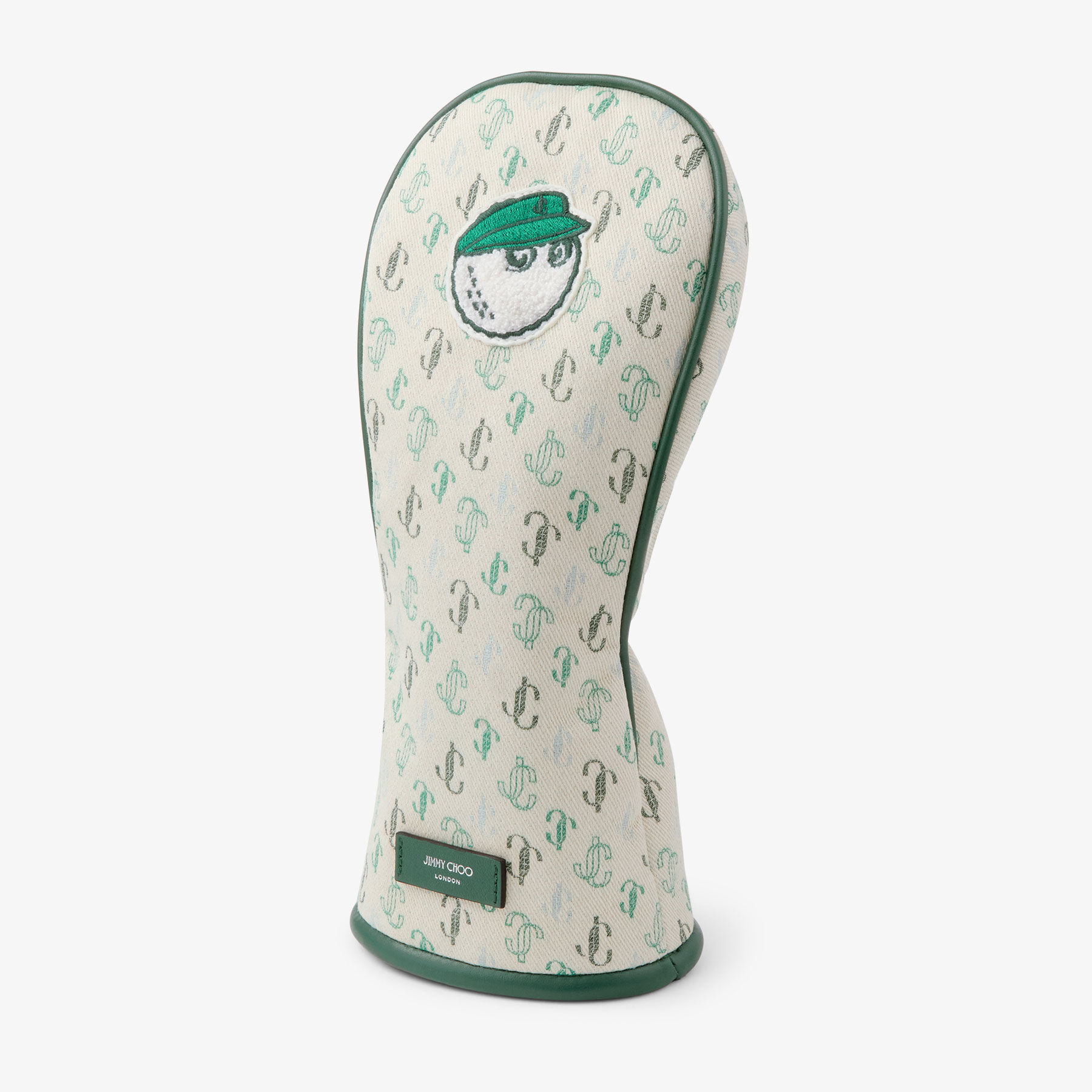 Jimmy Choo / Malbon 2.0 Head Cover Medium Monogram Embroidered Canvas Hybrid Cover