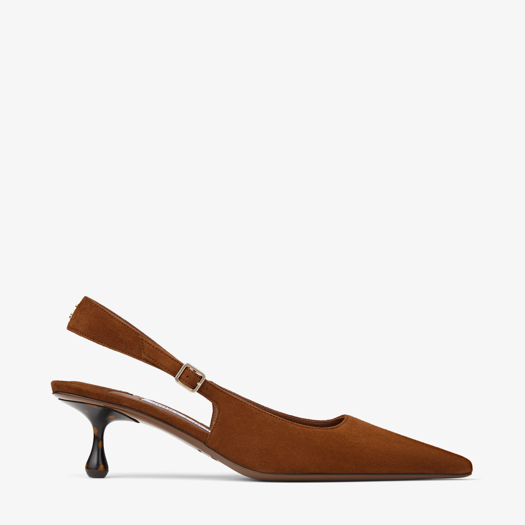 Amel 50 Tan/Tortoise Suede Pumps